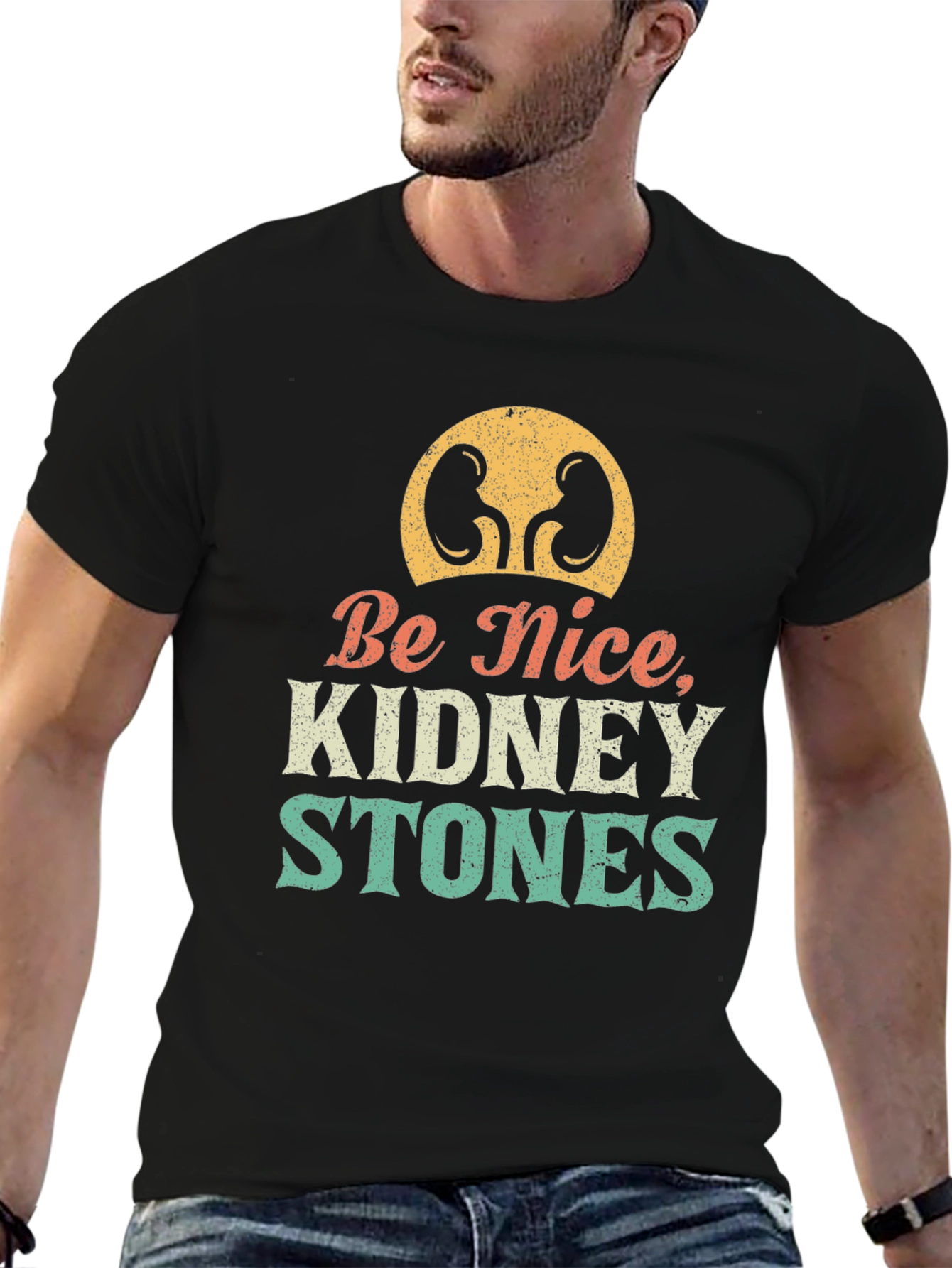 Be Nice Kidney Stones Graphic Tee - Unisex