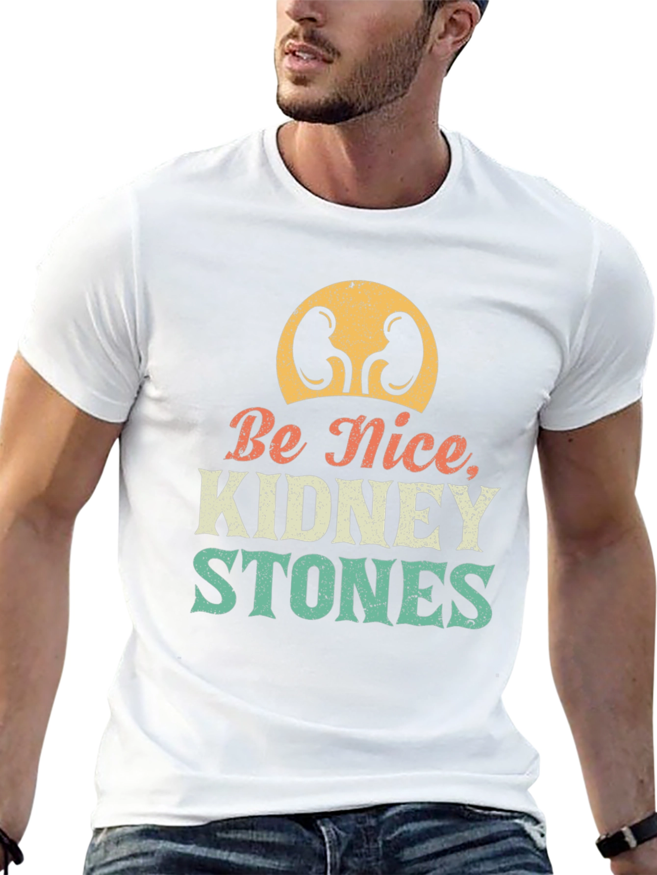 Be Nice Kidney Stones Graphic Tee - Unisex