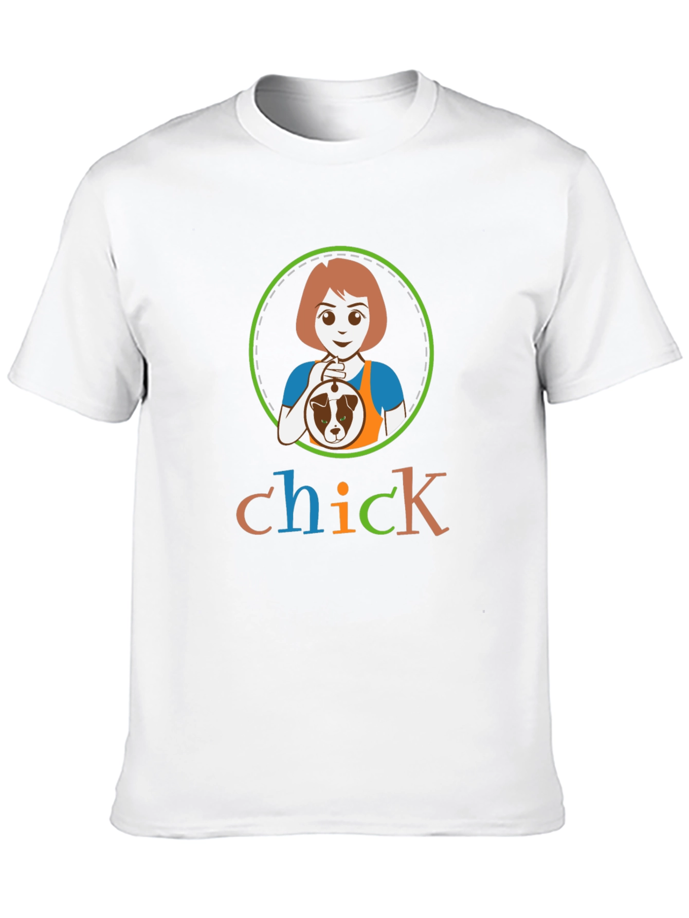 Stylish Black T-Shirt with Chick Graphic