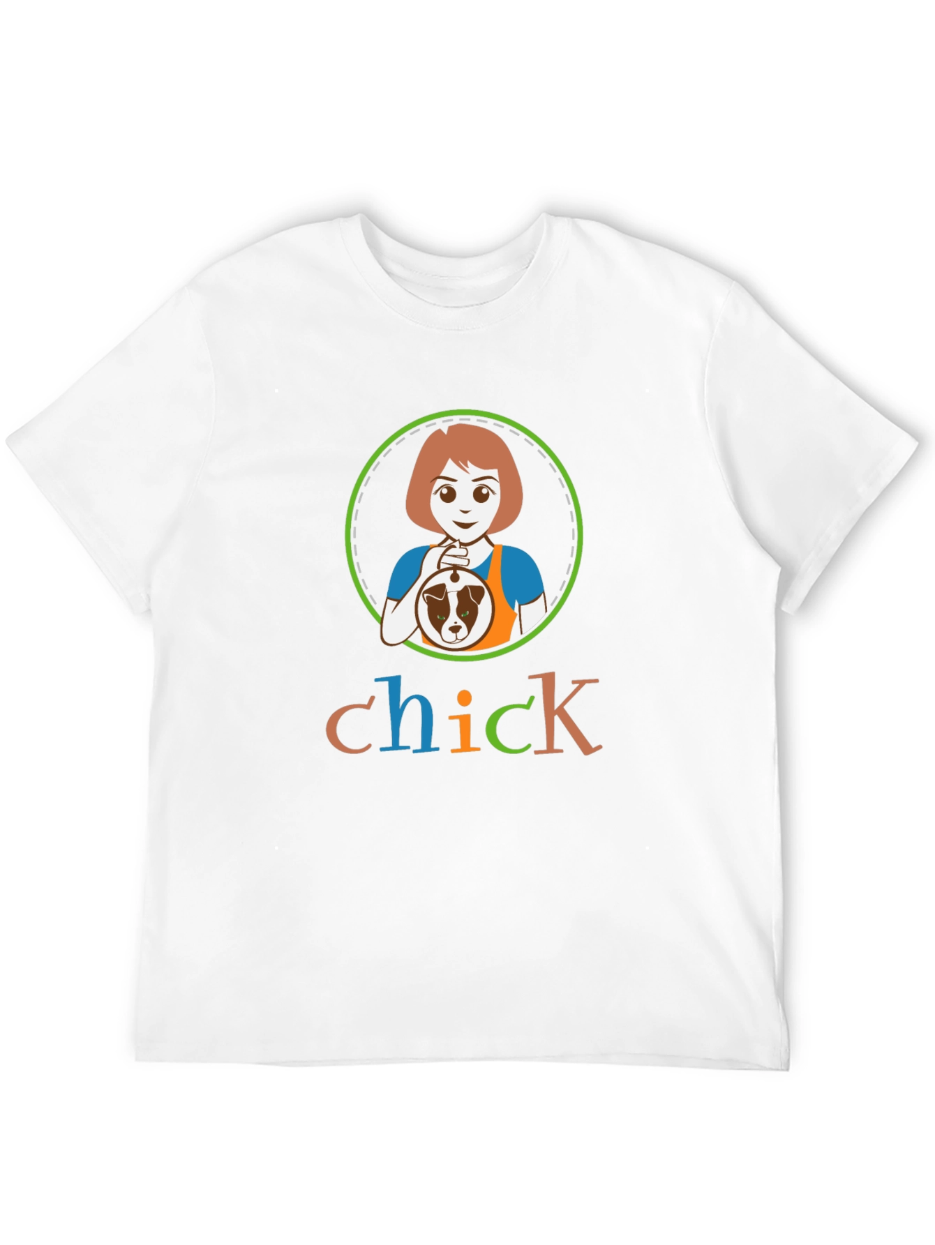 Stylish Black T-Shirt with Chick Graphic
