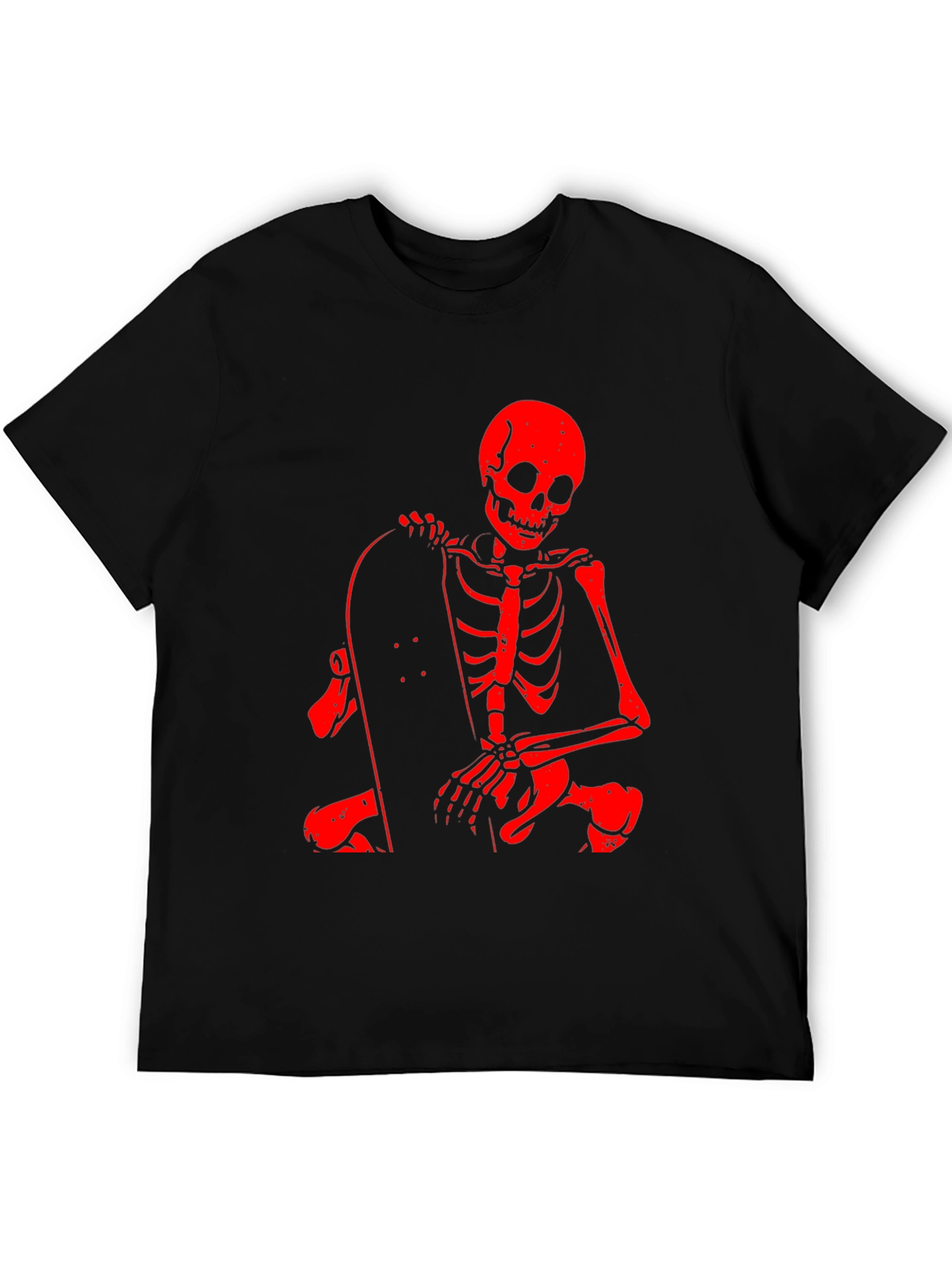 Skateboarding Skeleton Graphic Tee