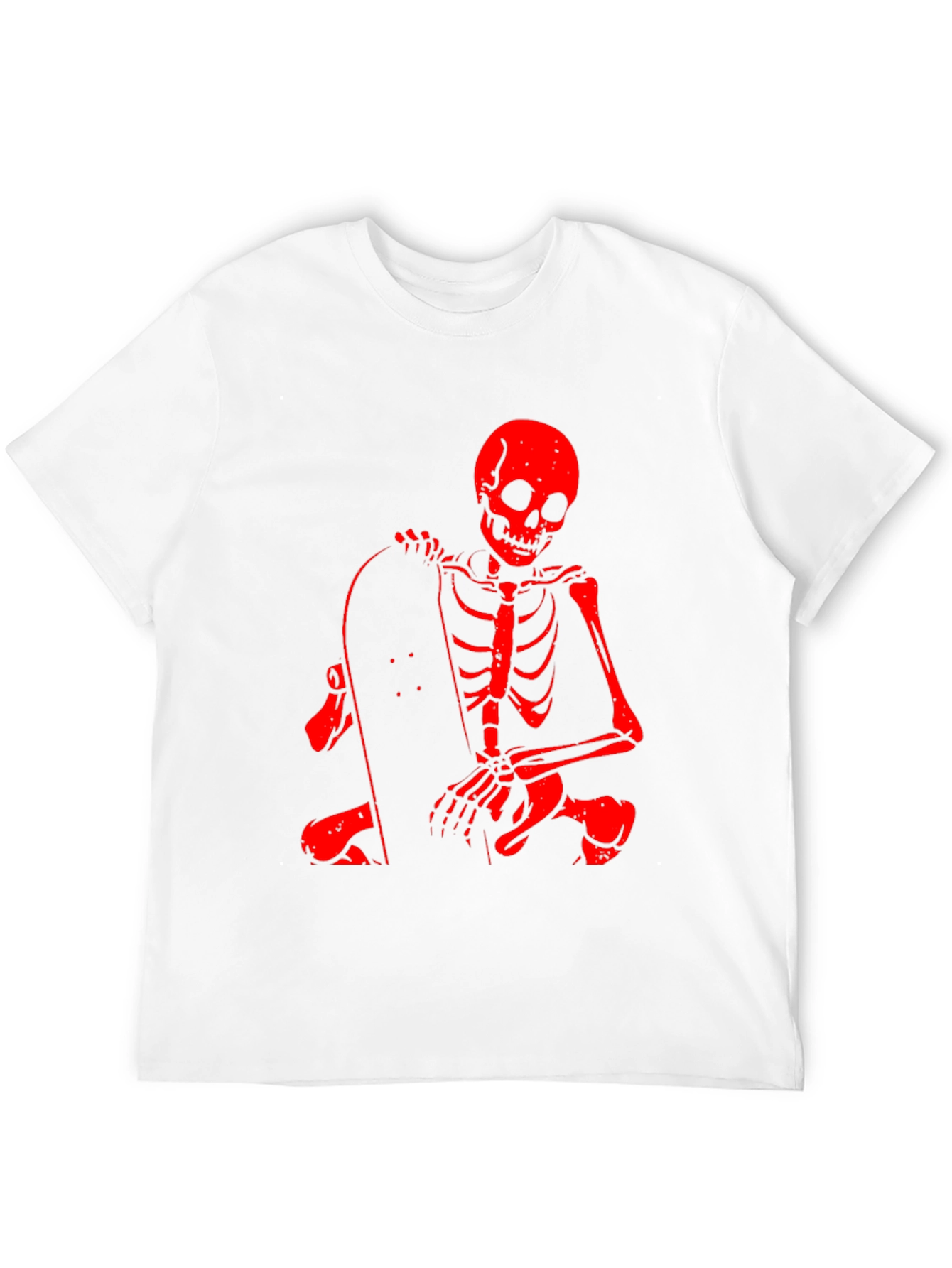 Skateboarding Skeleton Graphic Tee