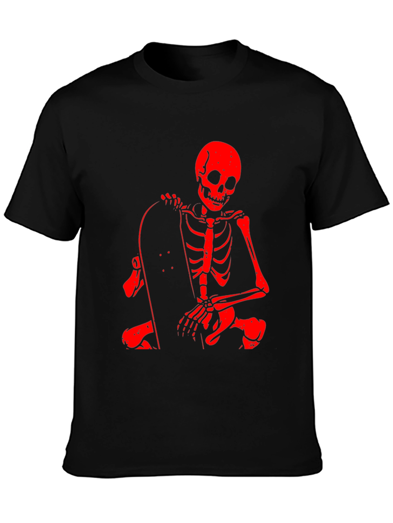 Skateboarding Skeleton Graphic Tee