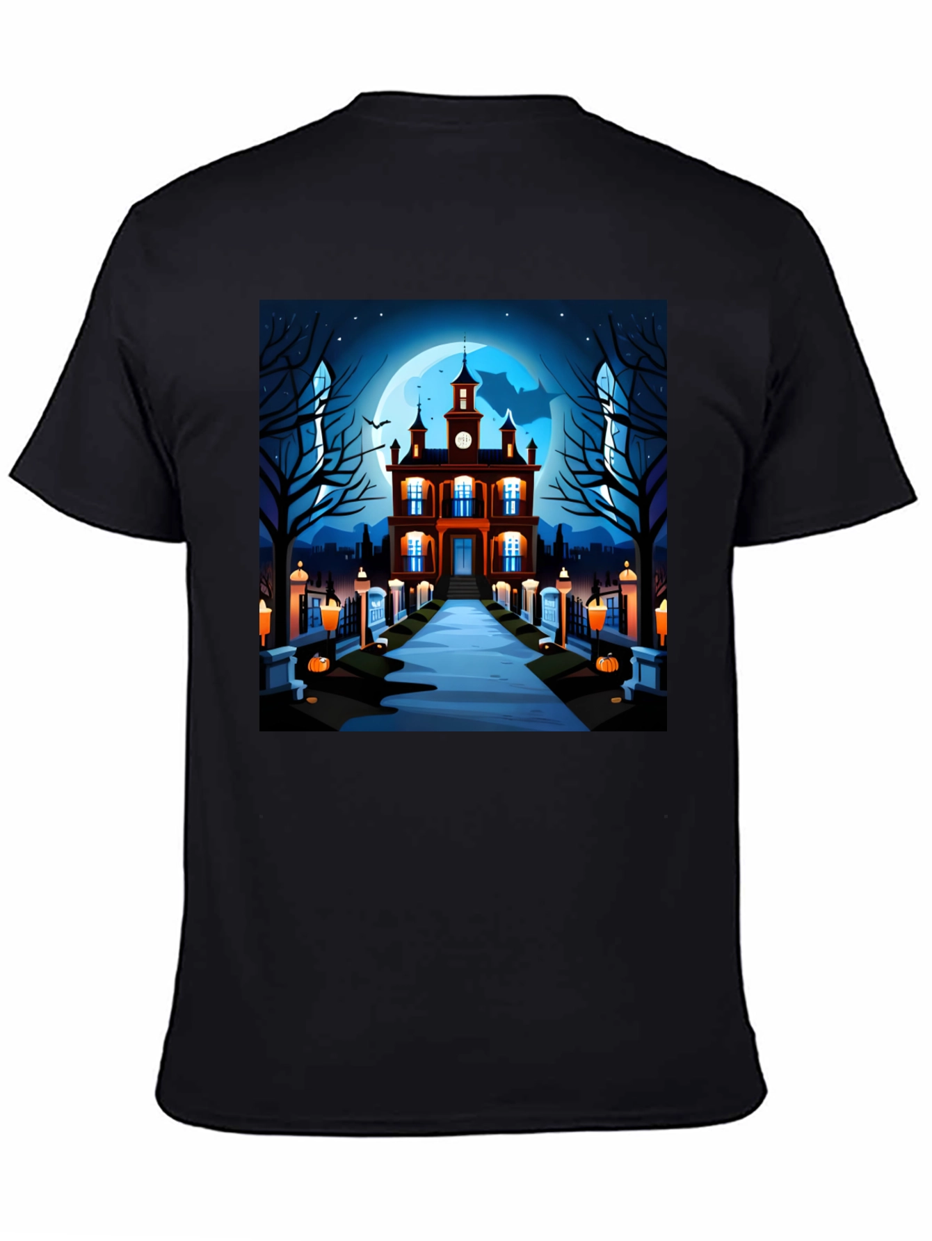 Spooky Halloween Haunted House T-Shirt
