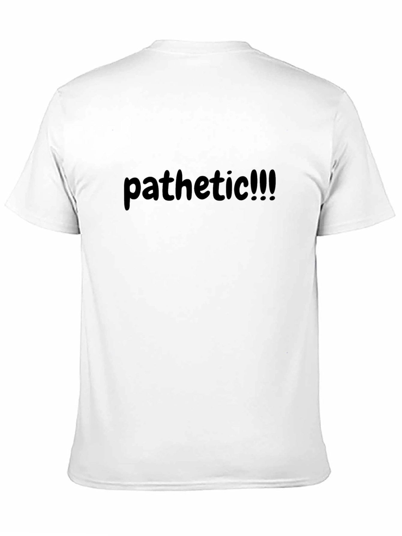 Pathetic Graphic Tee - Mens Black T-Shirt