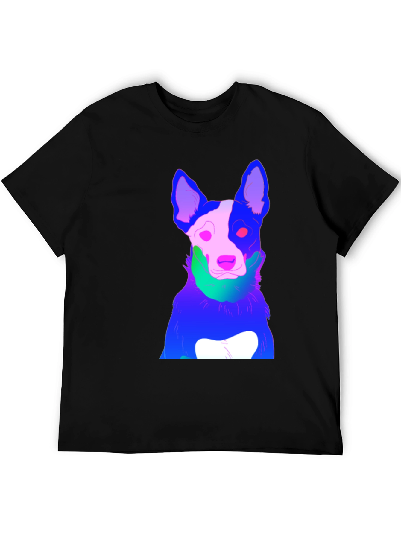Cool Dog Graphic Tee - Stylish Animal Print T-Shirt