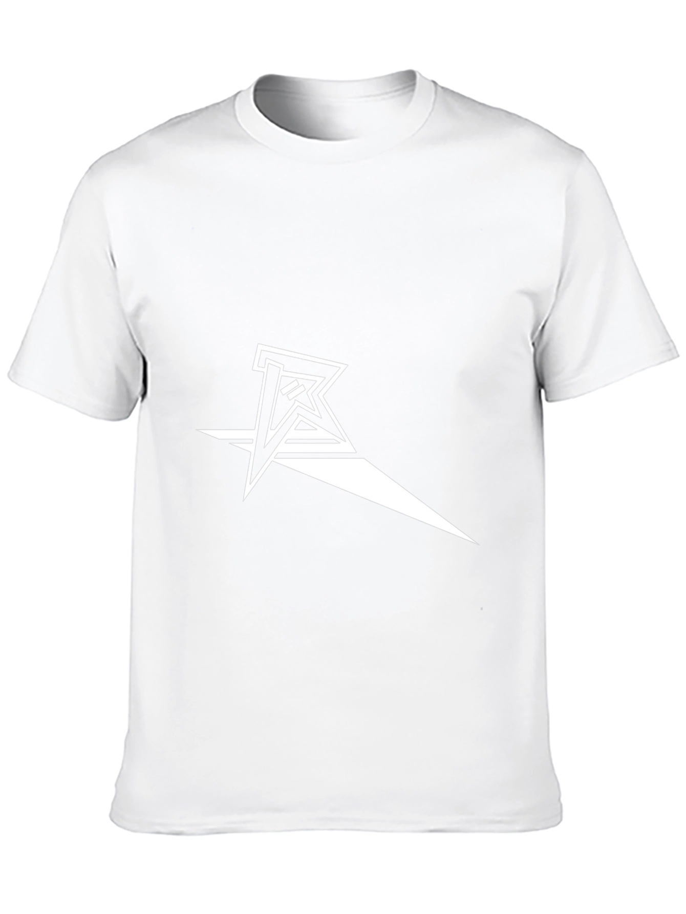 Modern Graphic Tee - Black with White Logo