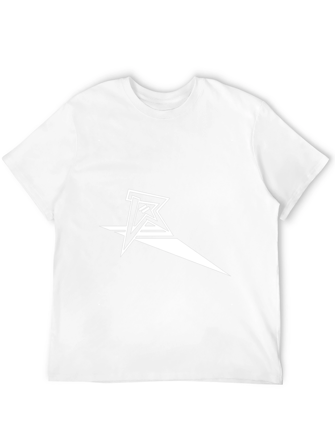 Modern Graphic Tee - Black with White Logo