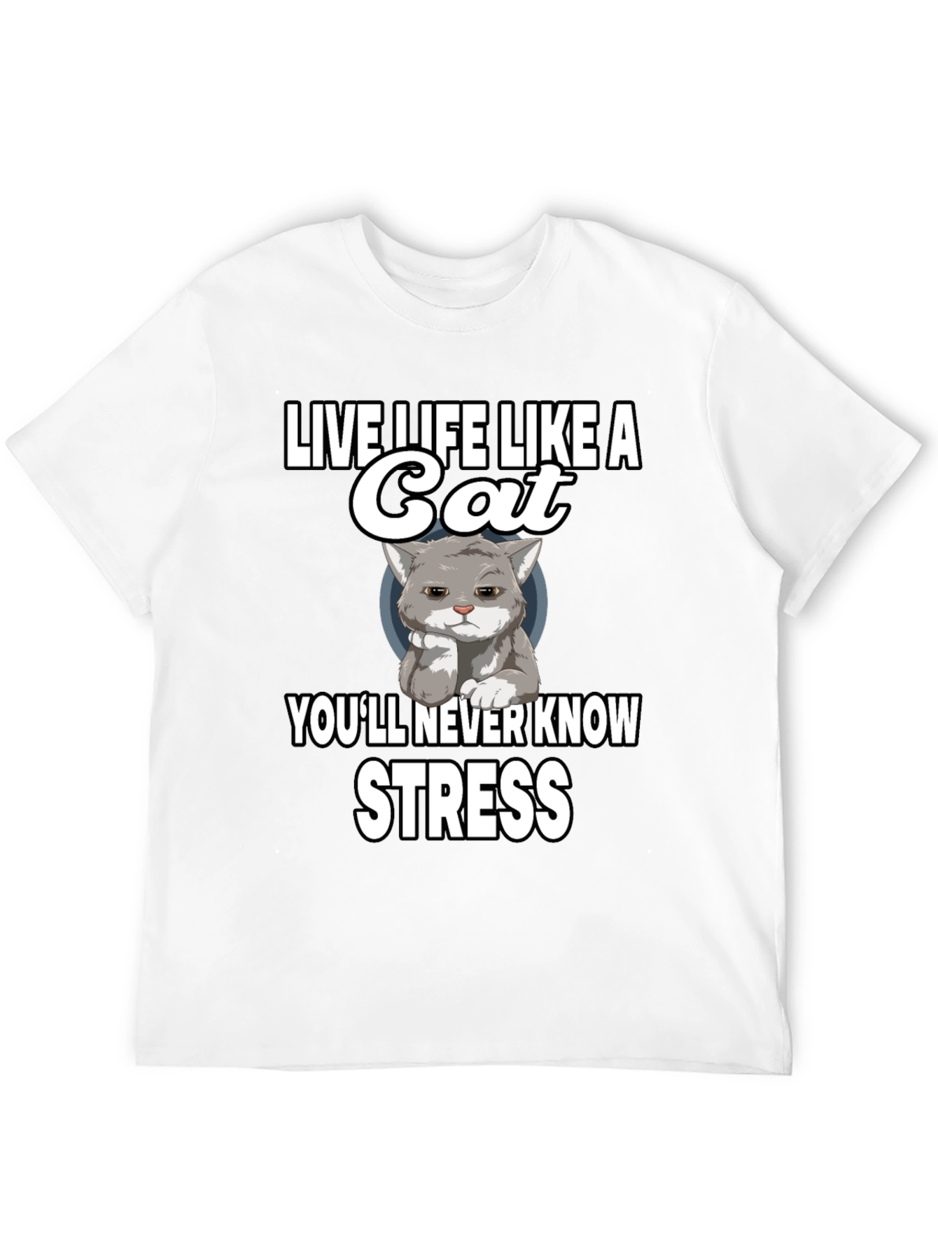 Live Life Like a Cat Graphic T-Shirt