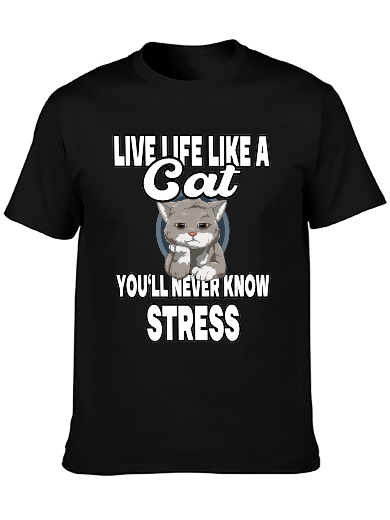 Live Life Like a Cat Graphic T-Shirt