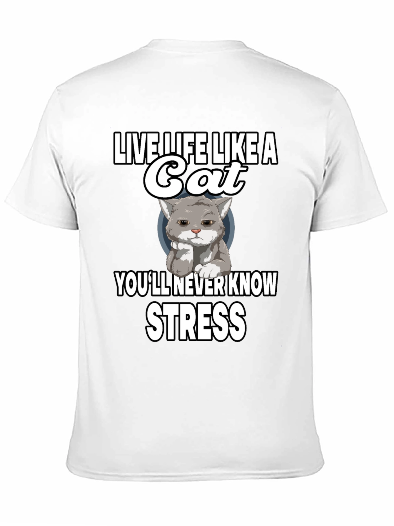 Live Life Like a Cat Graphic T-Shirt