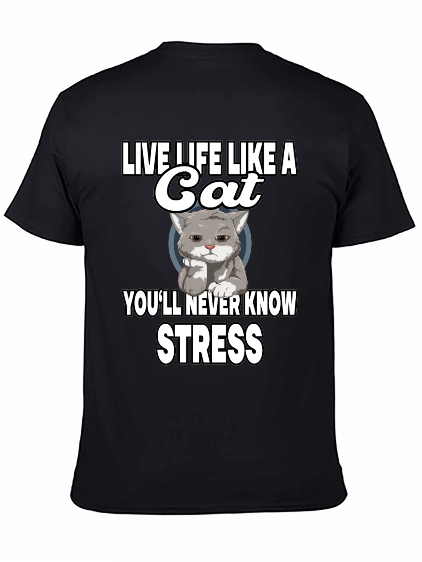 Live Life Like a Cat Graphic T-Shirt
