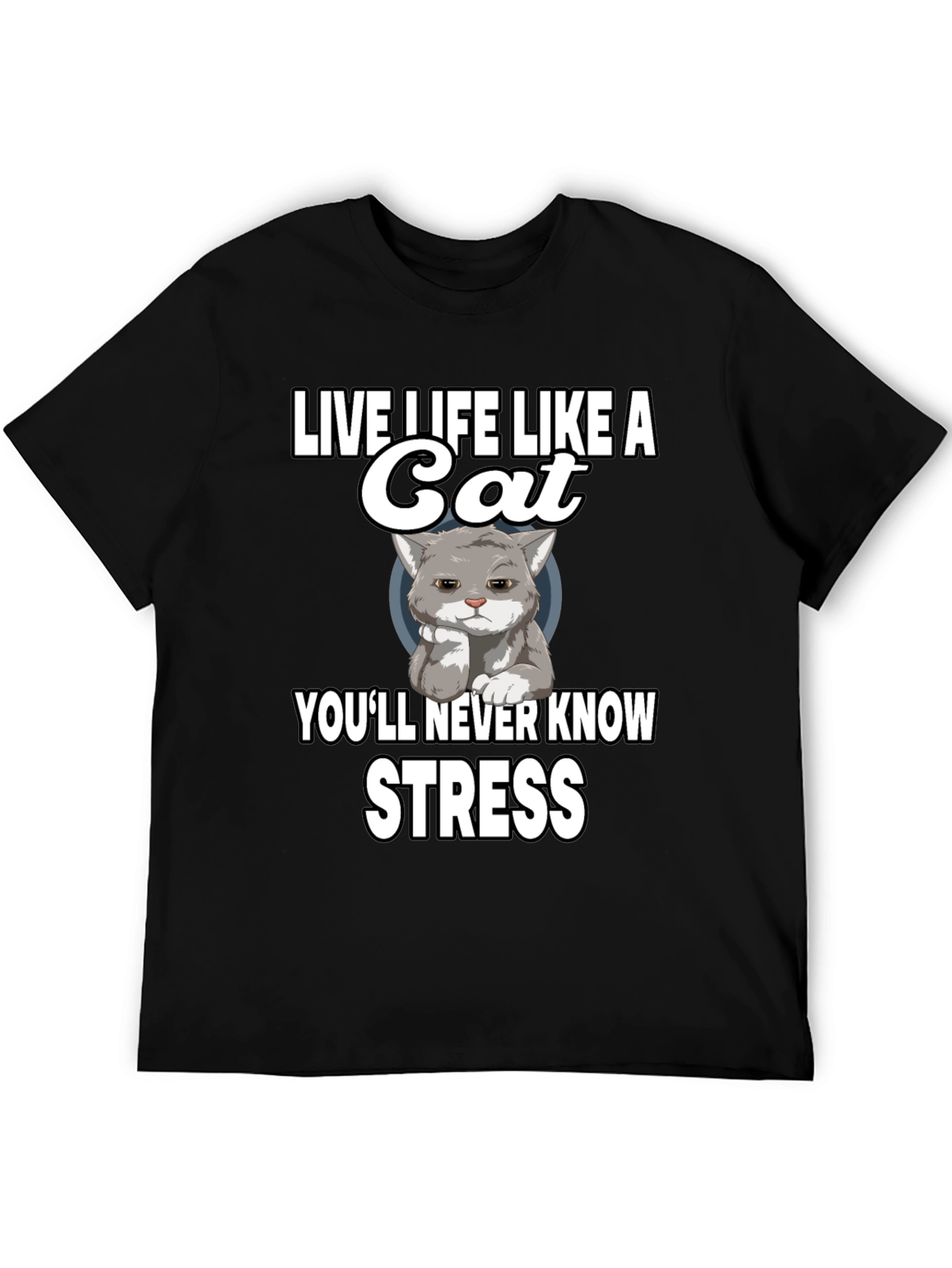 Live Life Like a Cat Graphic T-Shirt