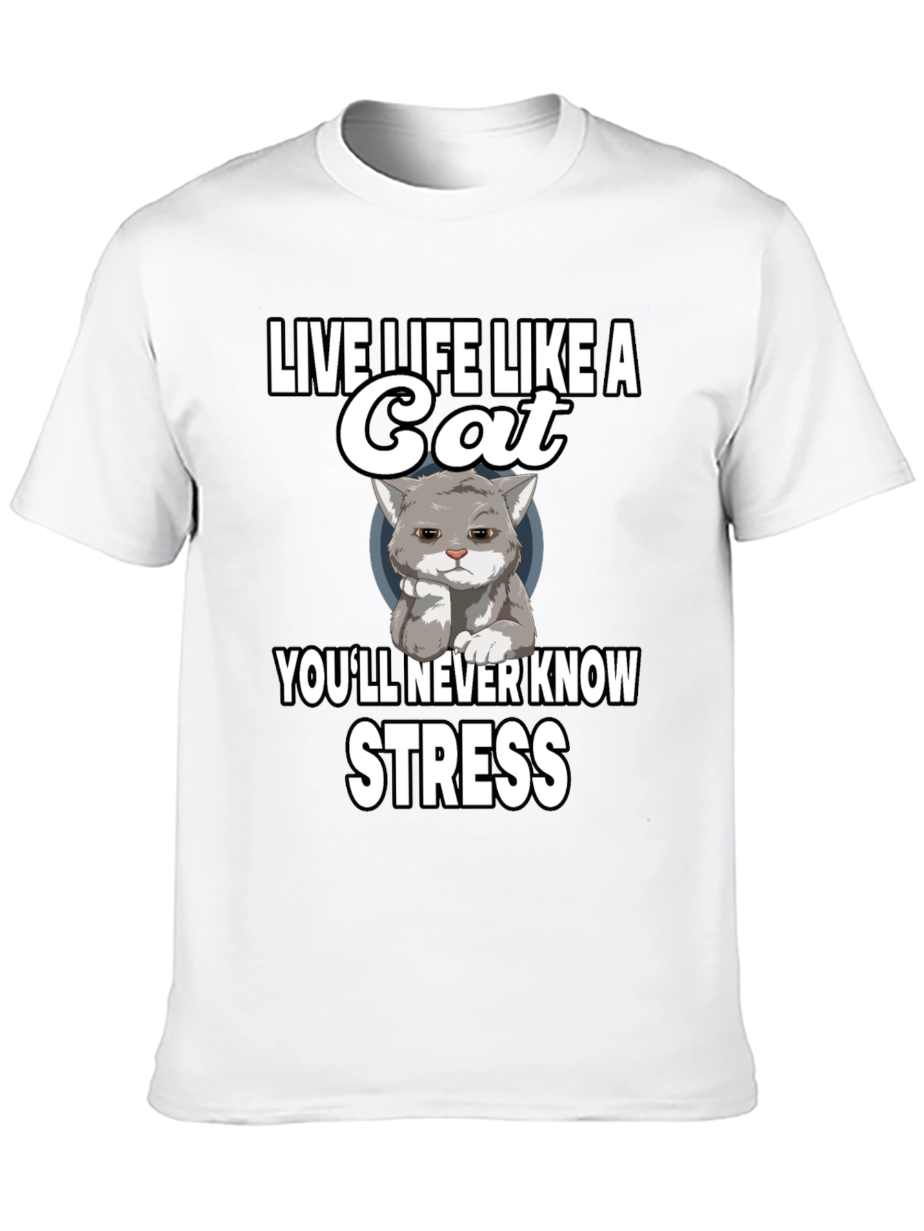 Live Life Like a Cat Graphic T-Shirt