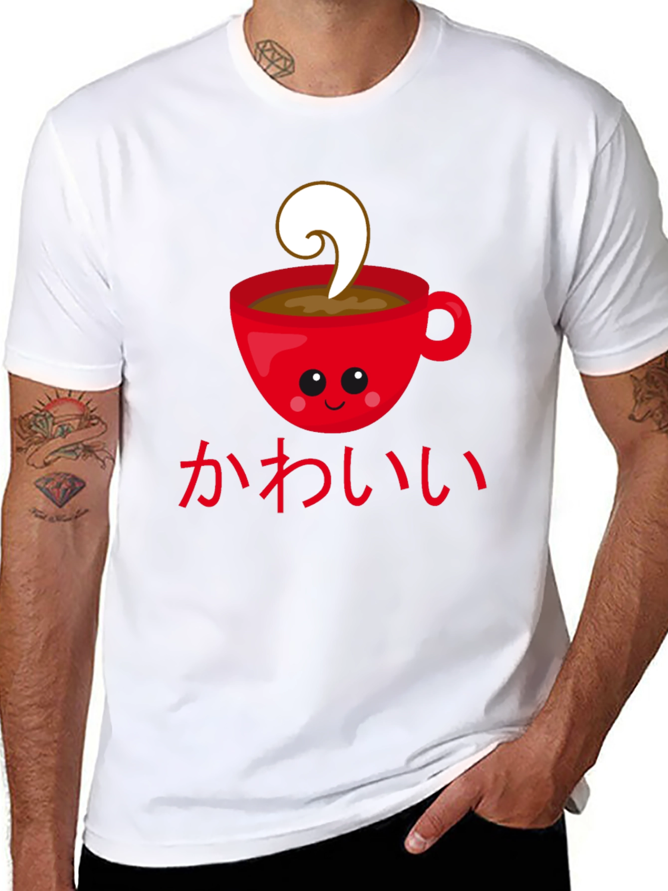 Kawaii Coffee Cup T-Shirt