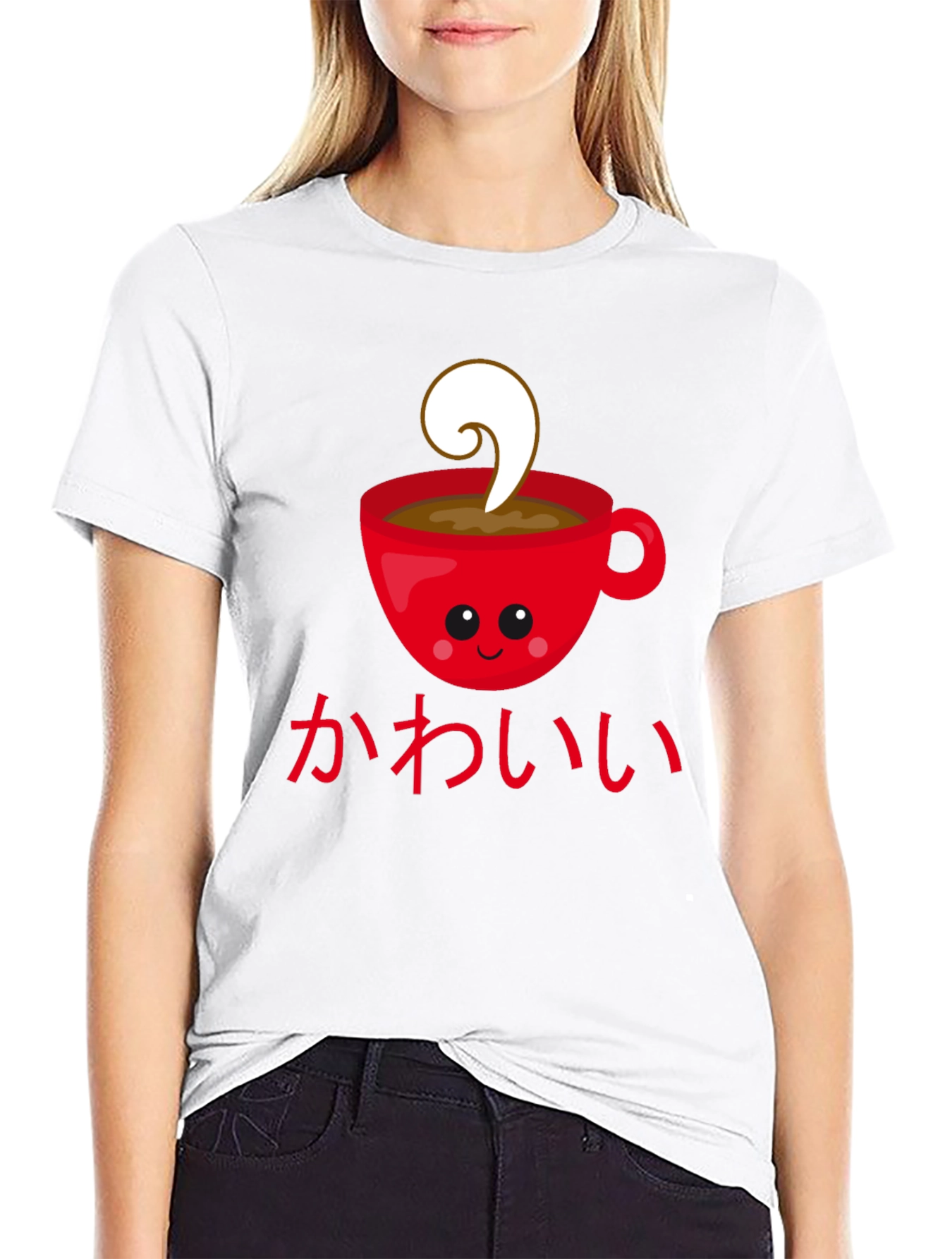 Kawaii Coffee Cup T-Shirt