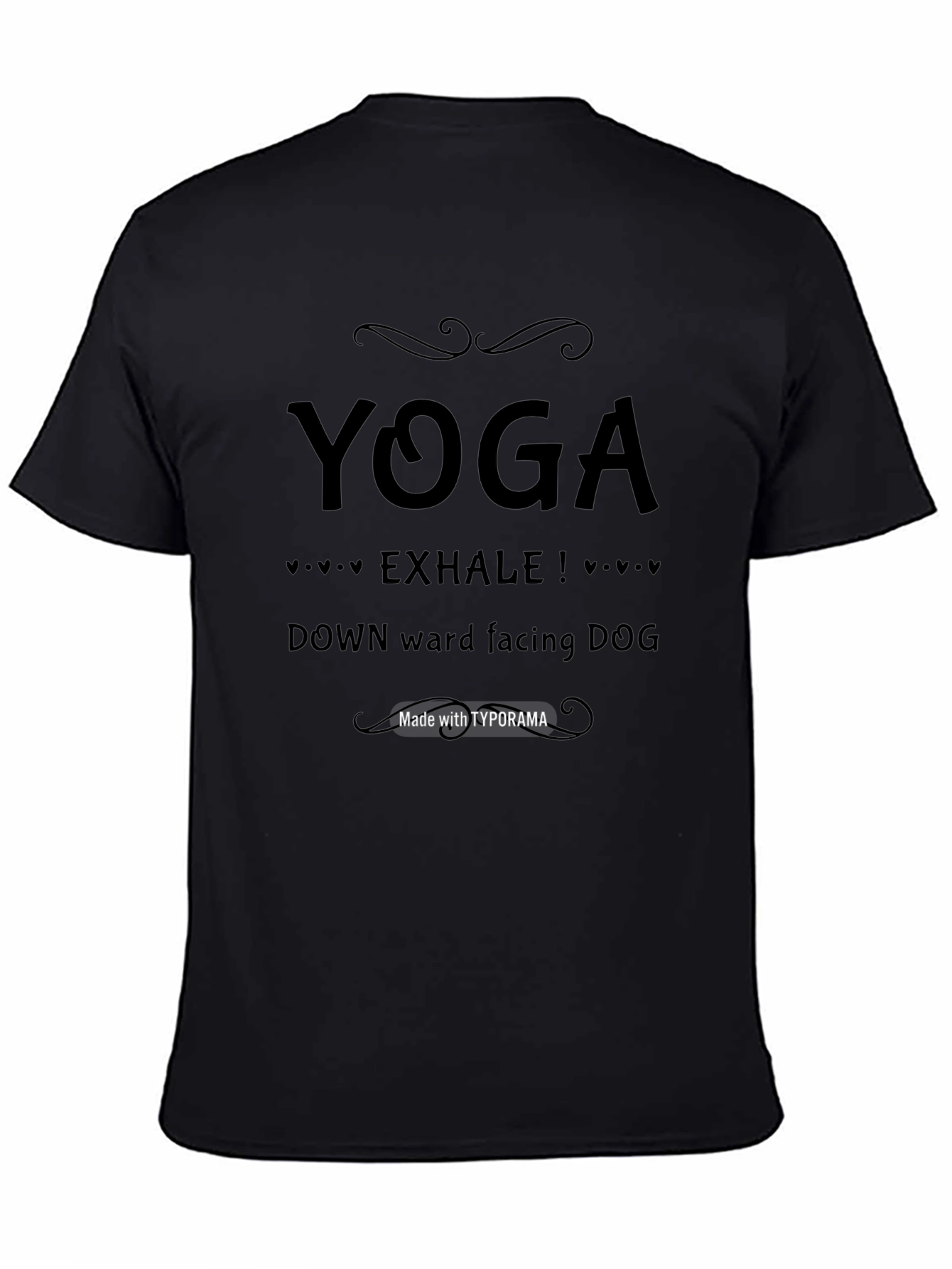 Yoga Exhale T-Shirt - Downward Facing Dog