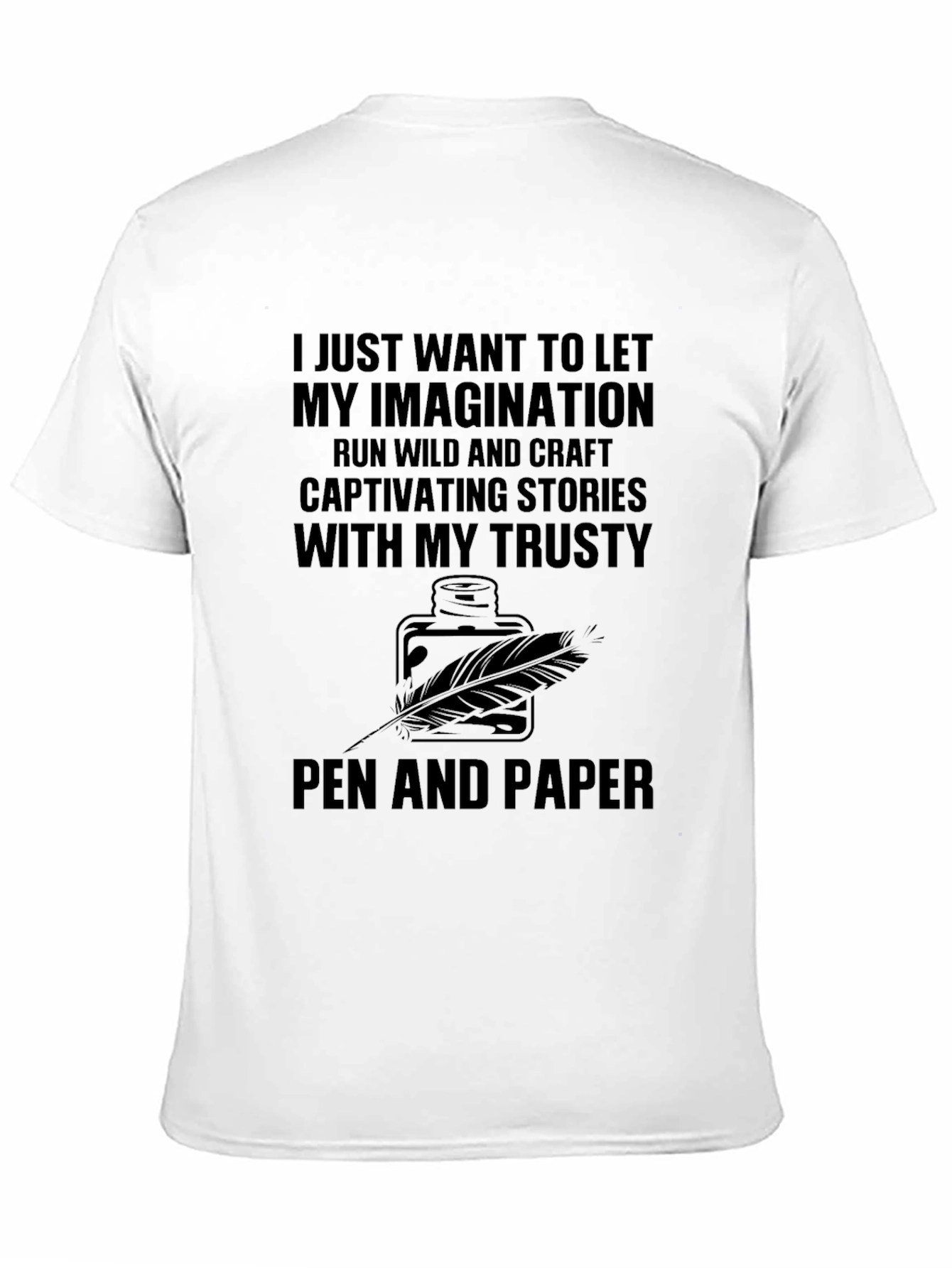 Imagination Unleashed T-Shirt - Writers Inspiration Tee