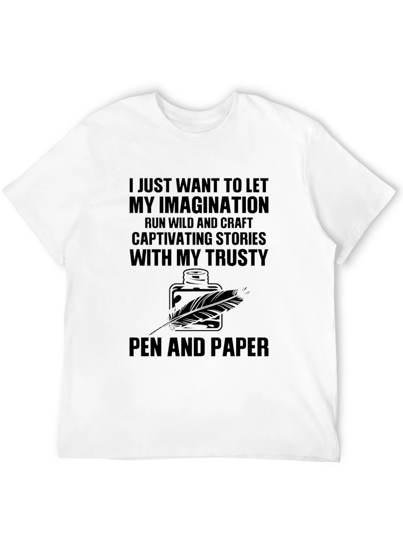 Imagination Unleashed T-Shirt - Writers Inspiration Tee