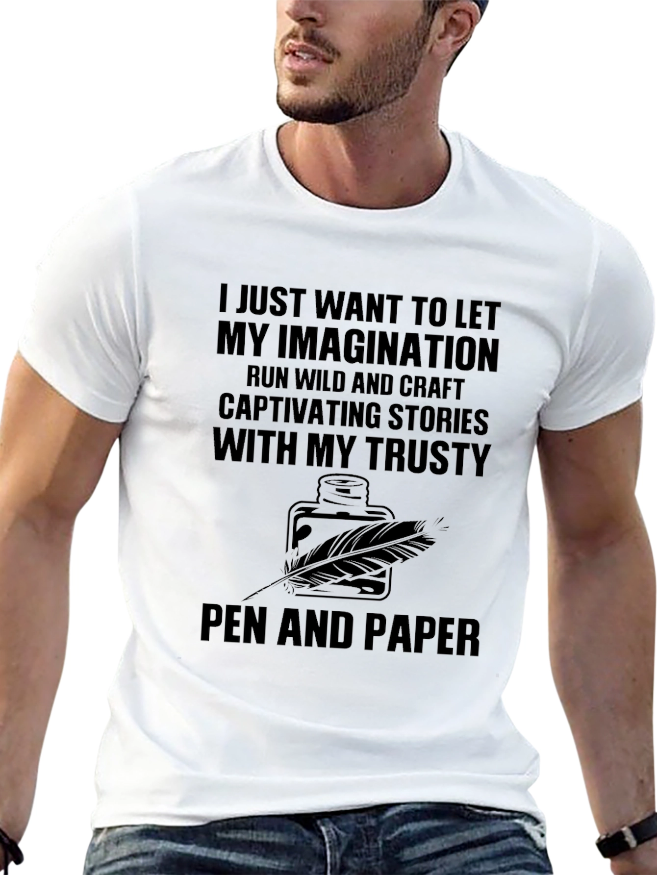 Imagination Unleashed T-Shirt - Writers Inspiration Tee