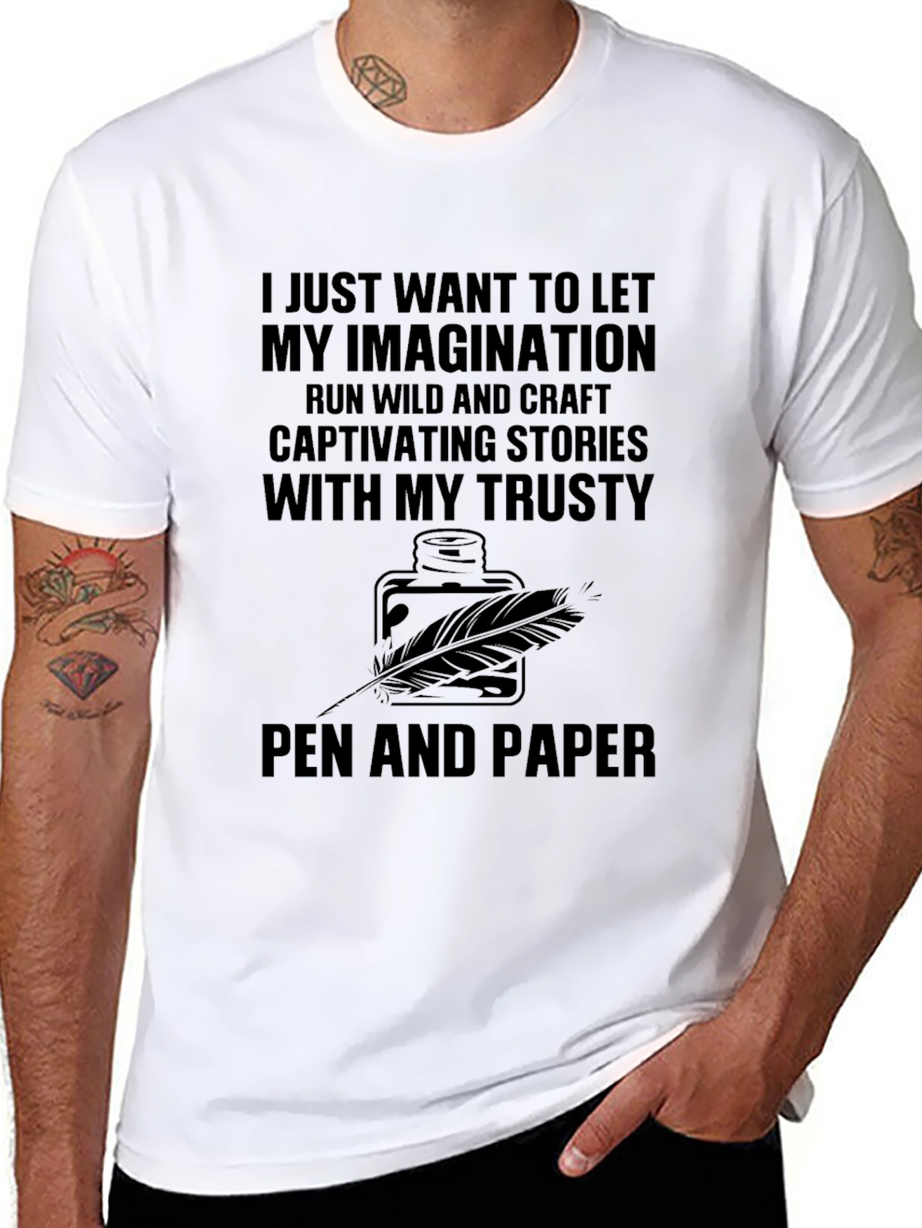 Imagination Unleashed T-Shirt - Writers Inspiration Tee