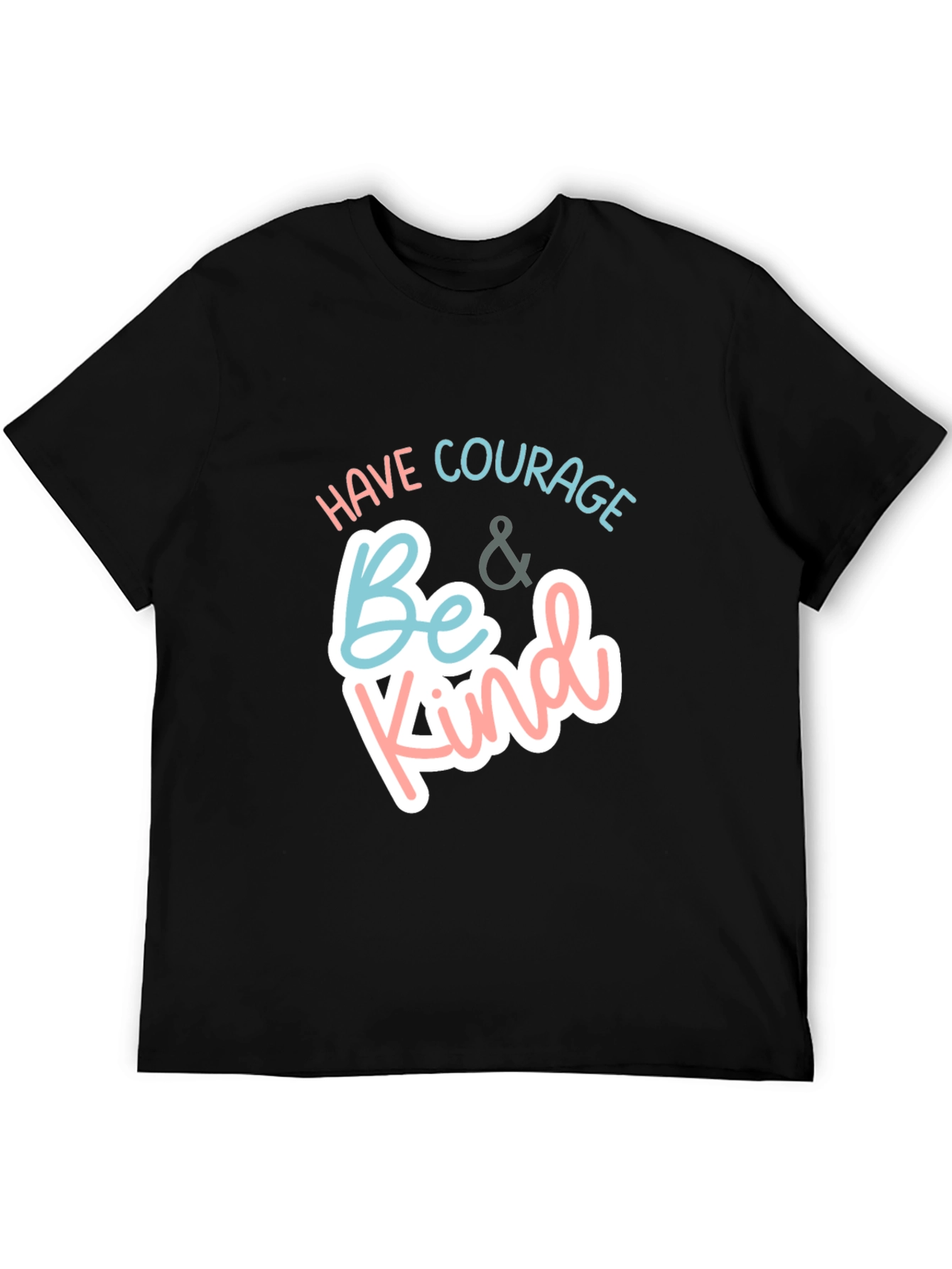 Courage & Kind Black Graphic Tee