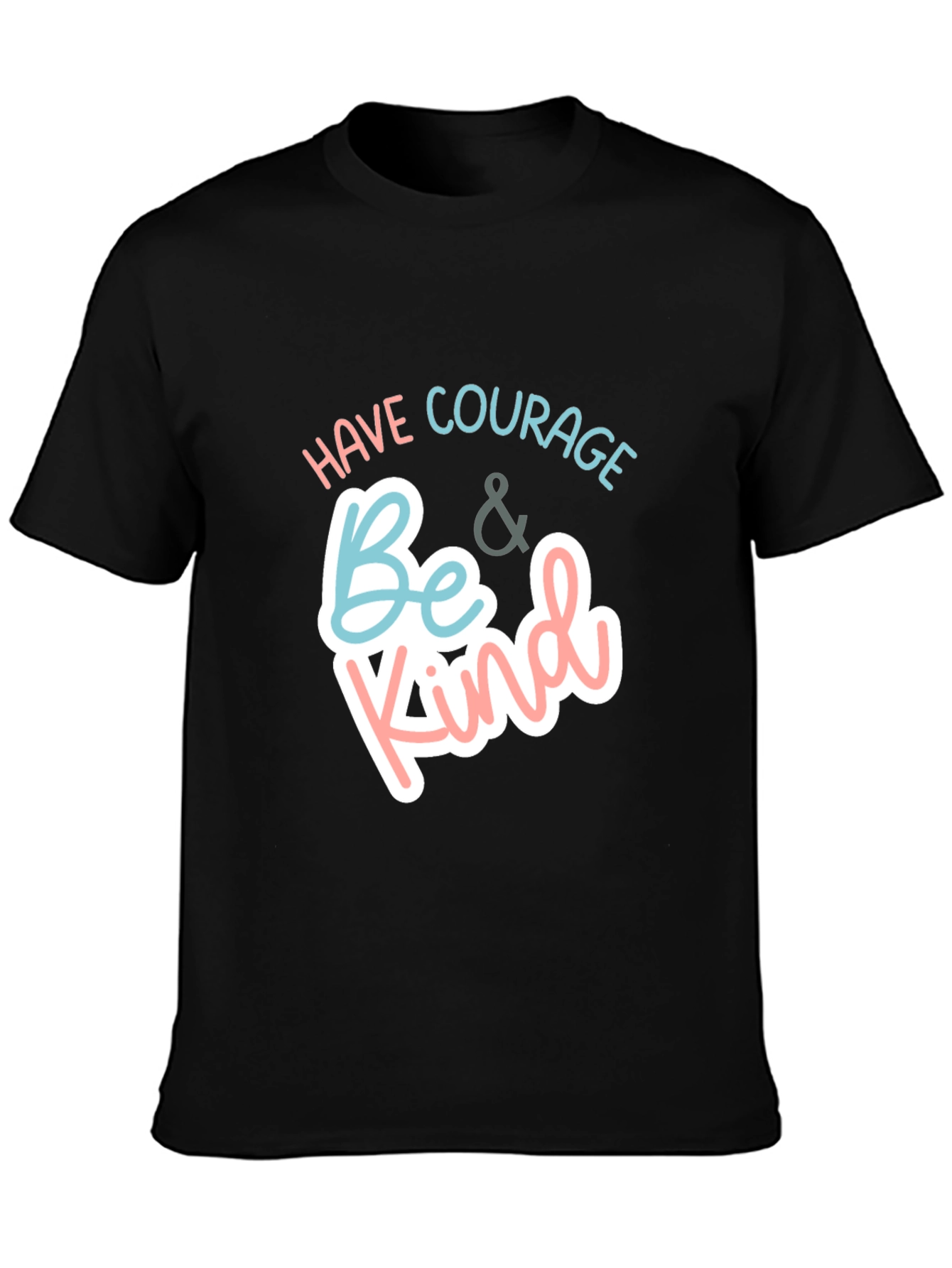 Courage & Kind Black Graphic Tee