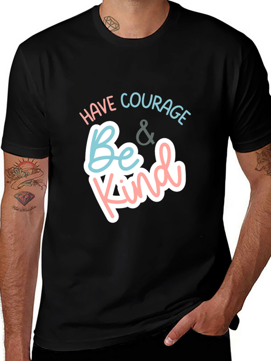Courage & Kind Black Graphic Tee