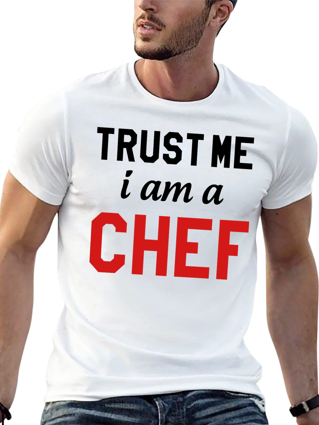 Trust Me Im a Chef Black T-Shirt