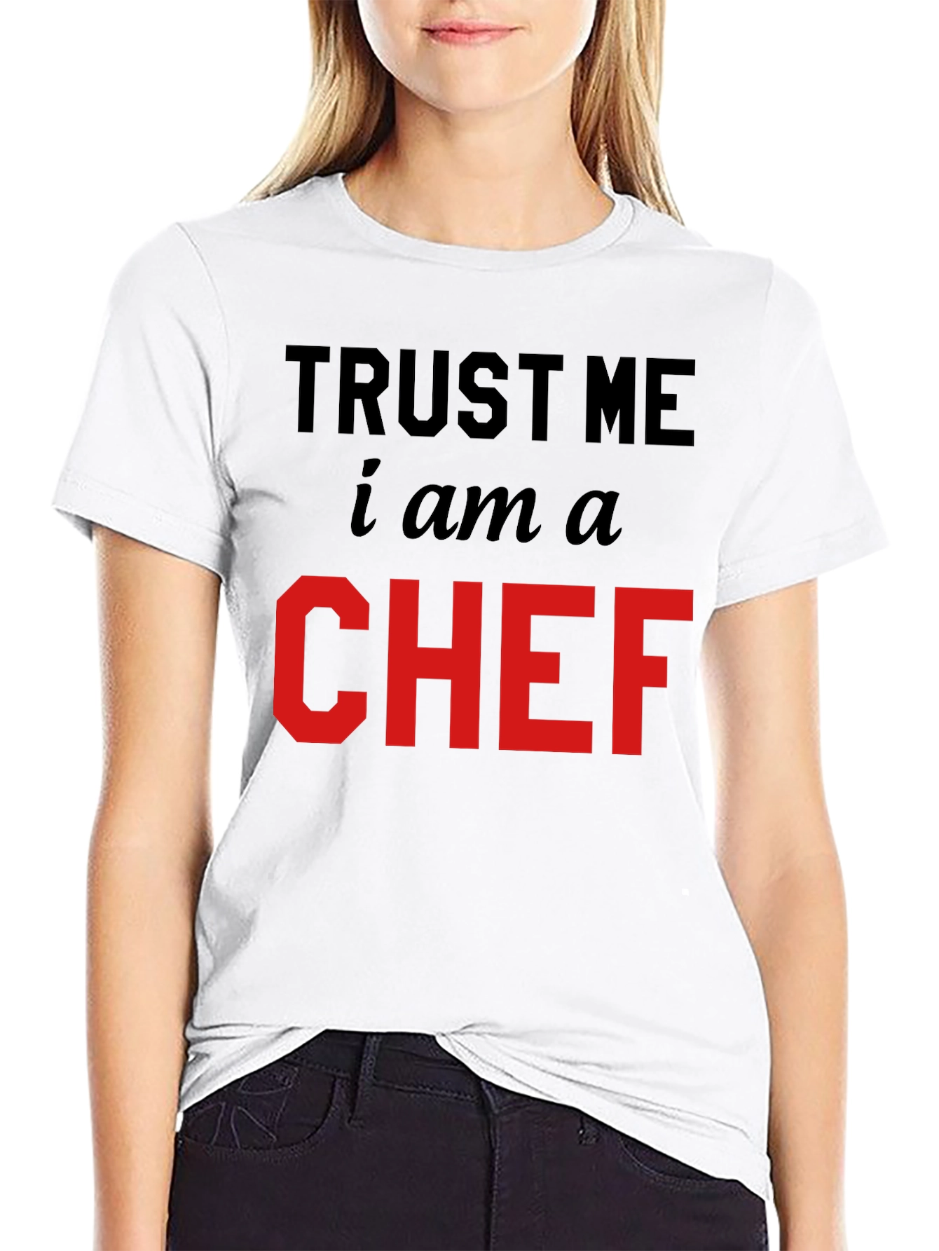Trust Me Im a Chef Black T-Shirt