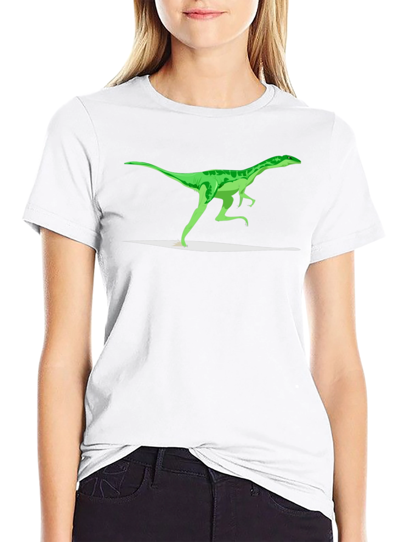Dinosaur Graphic Tee - Stylish Black T-Shirt