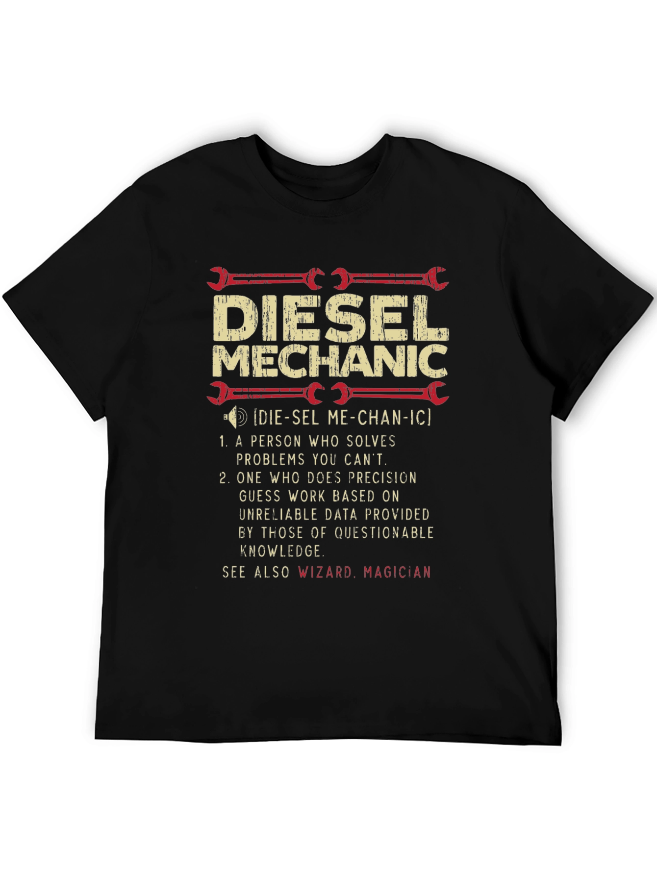 Diesel Mechanic Definition Graphic T-Shirt