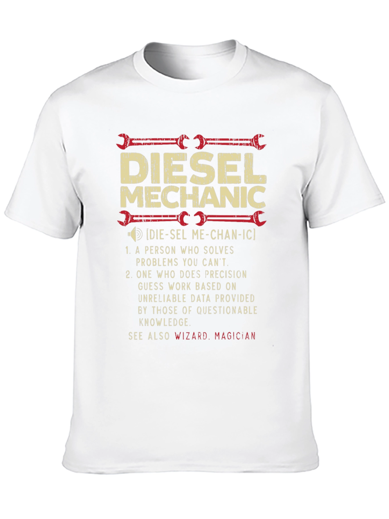 Diesel Mechanic Definition Graphic T-Shirt