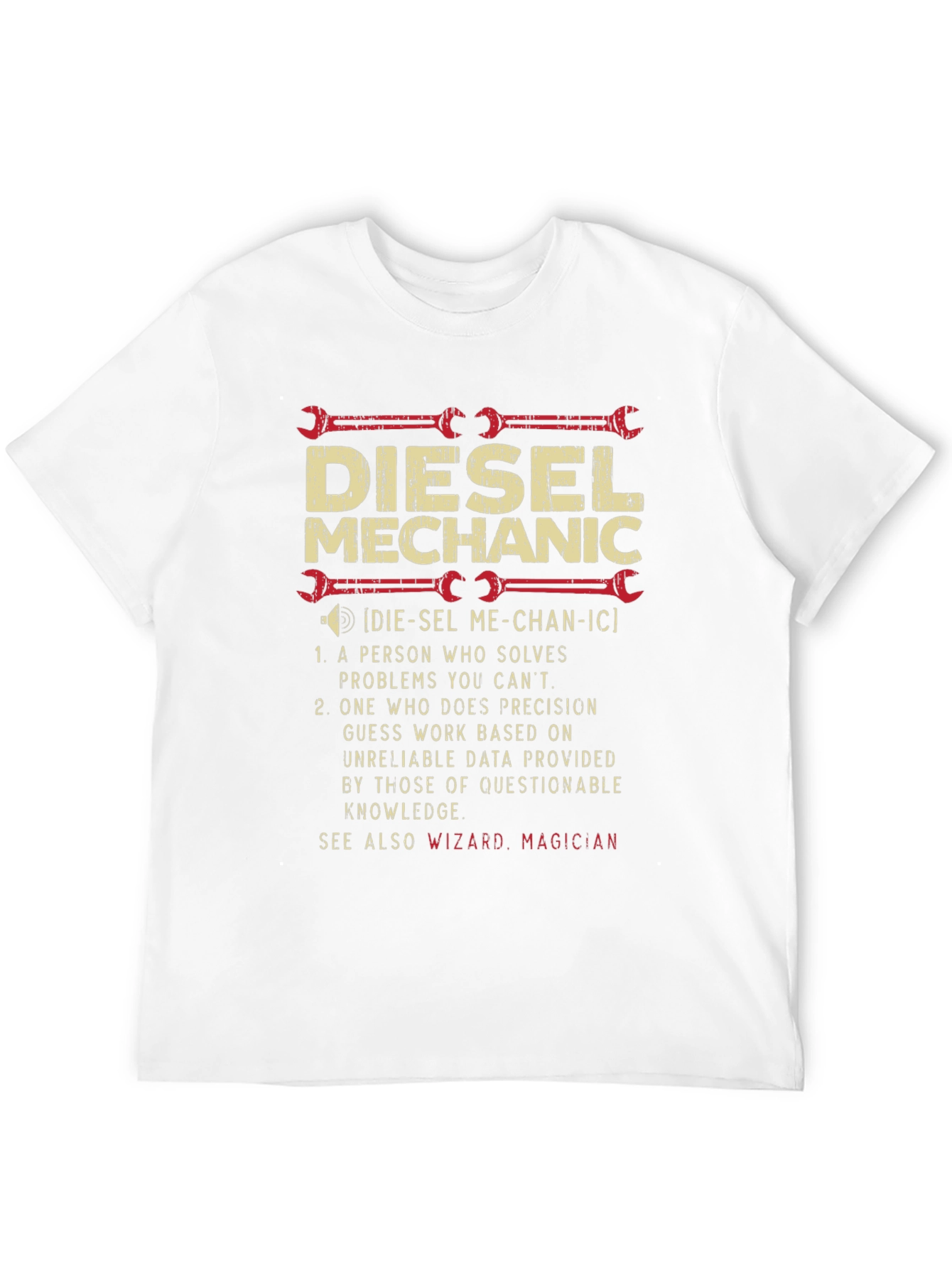 Diesel Mechanic Definition Graphic T-Shirt