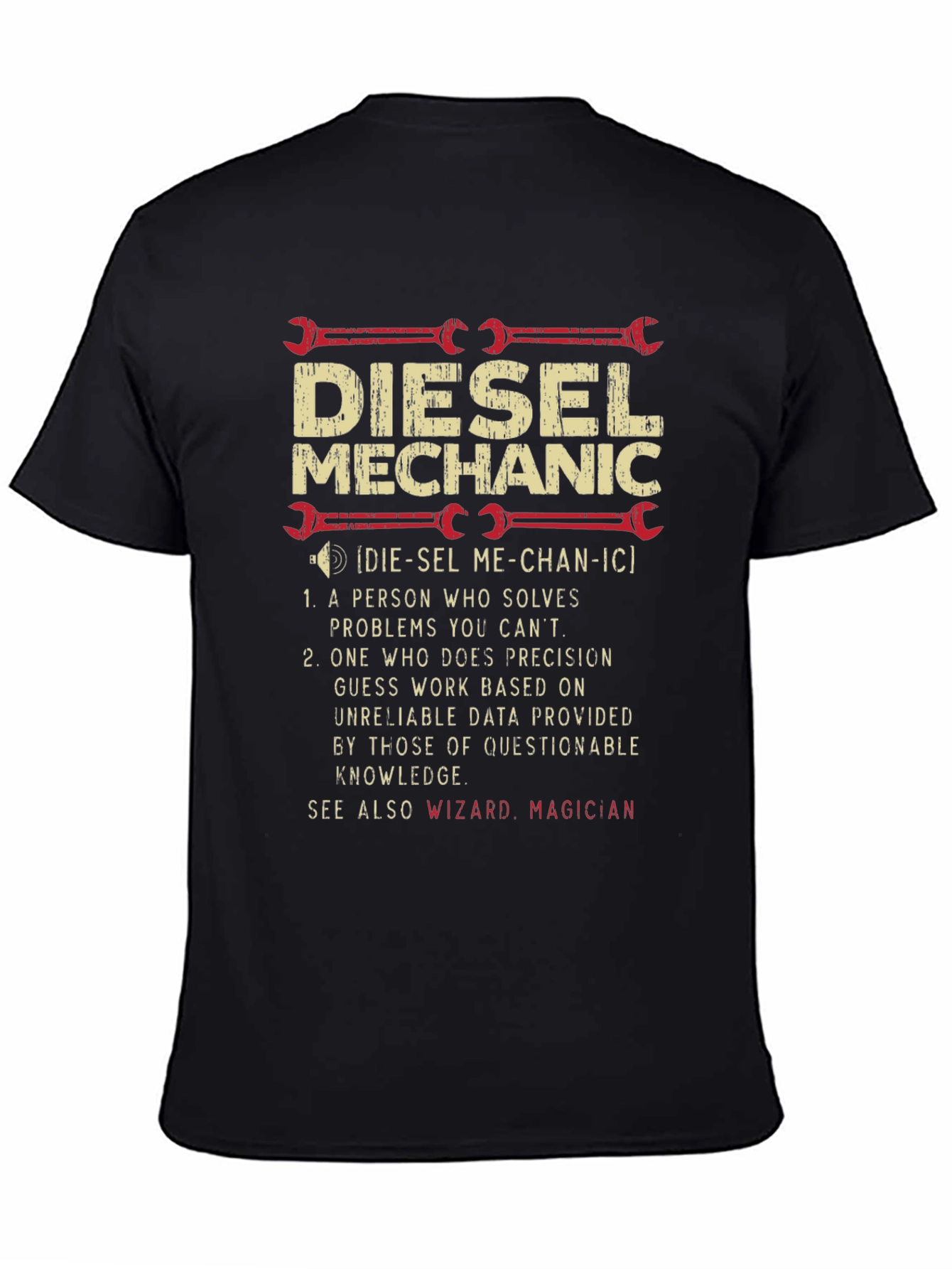 Diesel Mechanic Definition Graphic T-Shirt