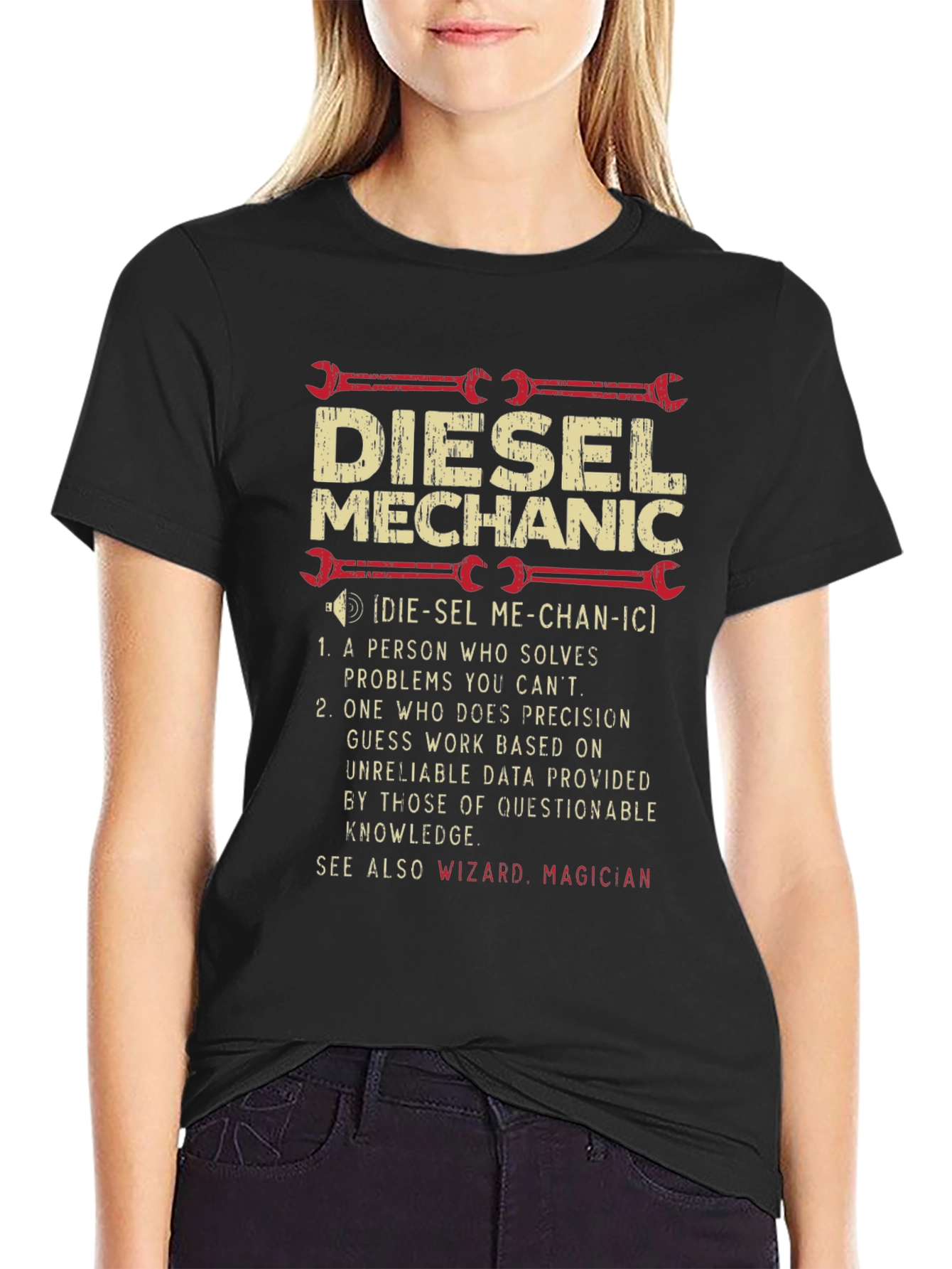 Diesel Mechanic Definition Graphic T-Shirt