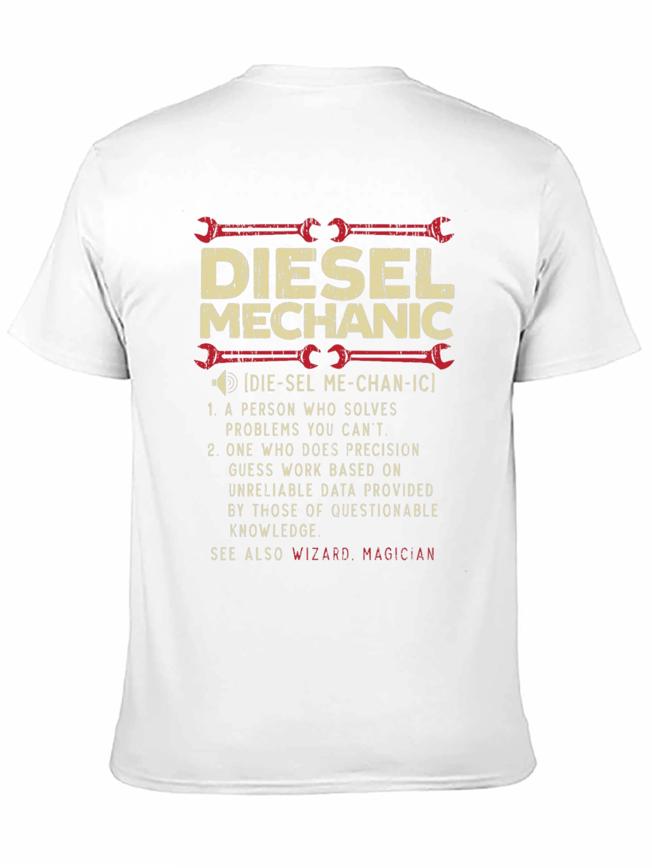 Diesel Mechanic Definition Graphic T-Shirt
