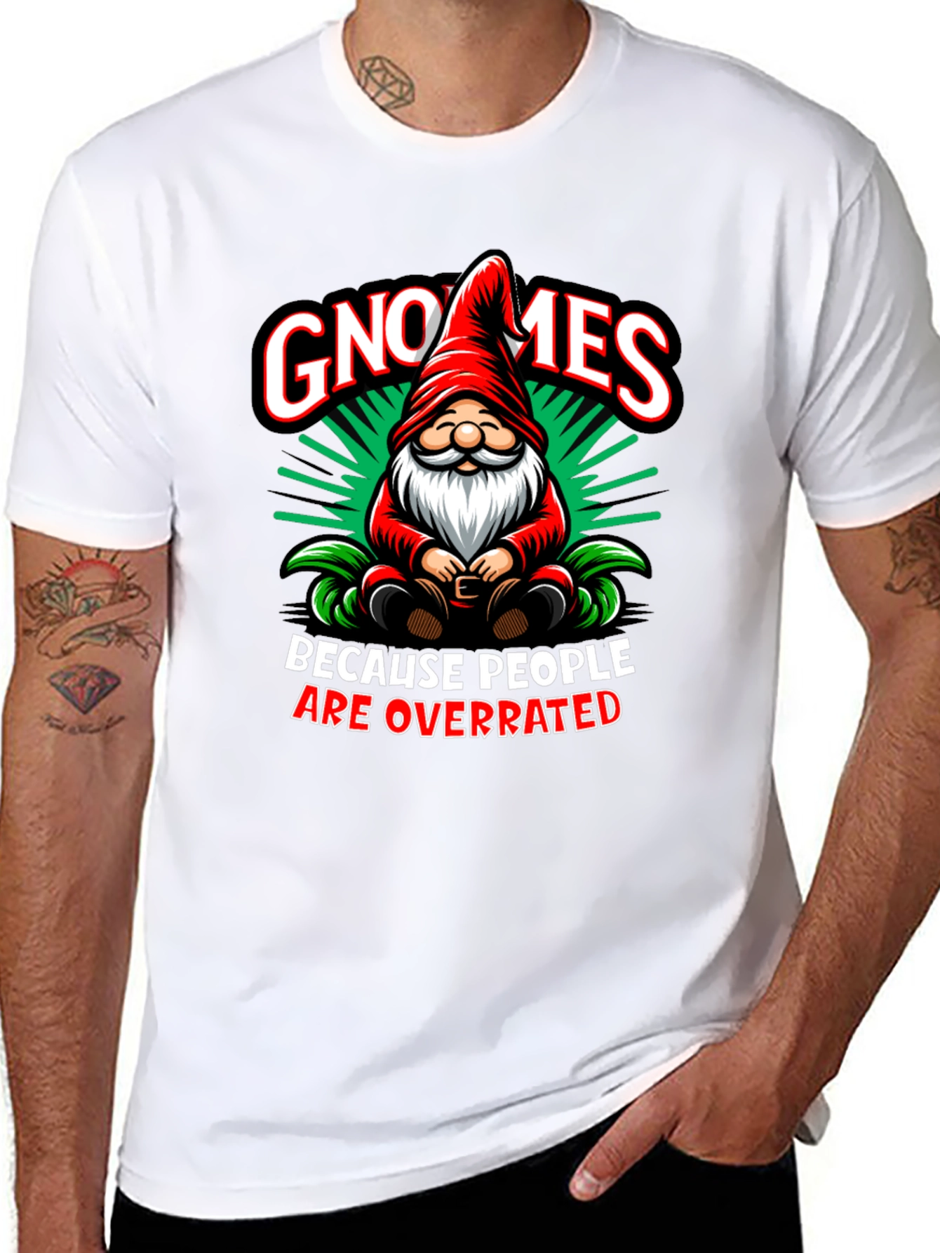 Gnomes Because People Are Overrated T-Shirt