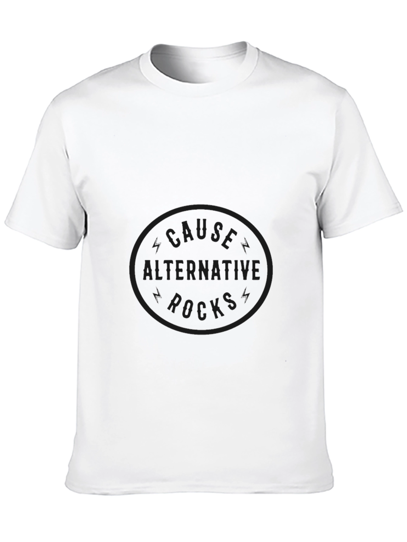 Black Graphic Tee - Alternative Rocks