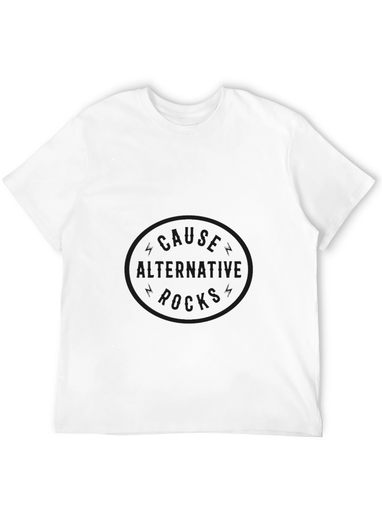 Black Graphic Tee - Alternative Rocks