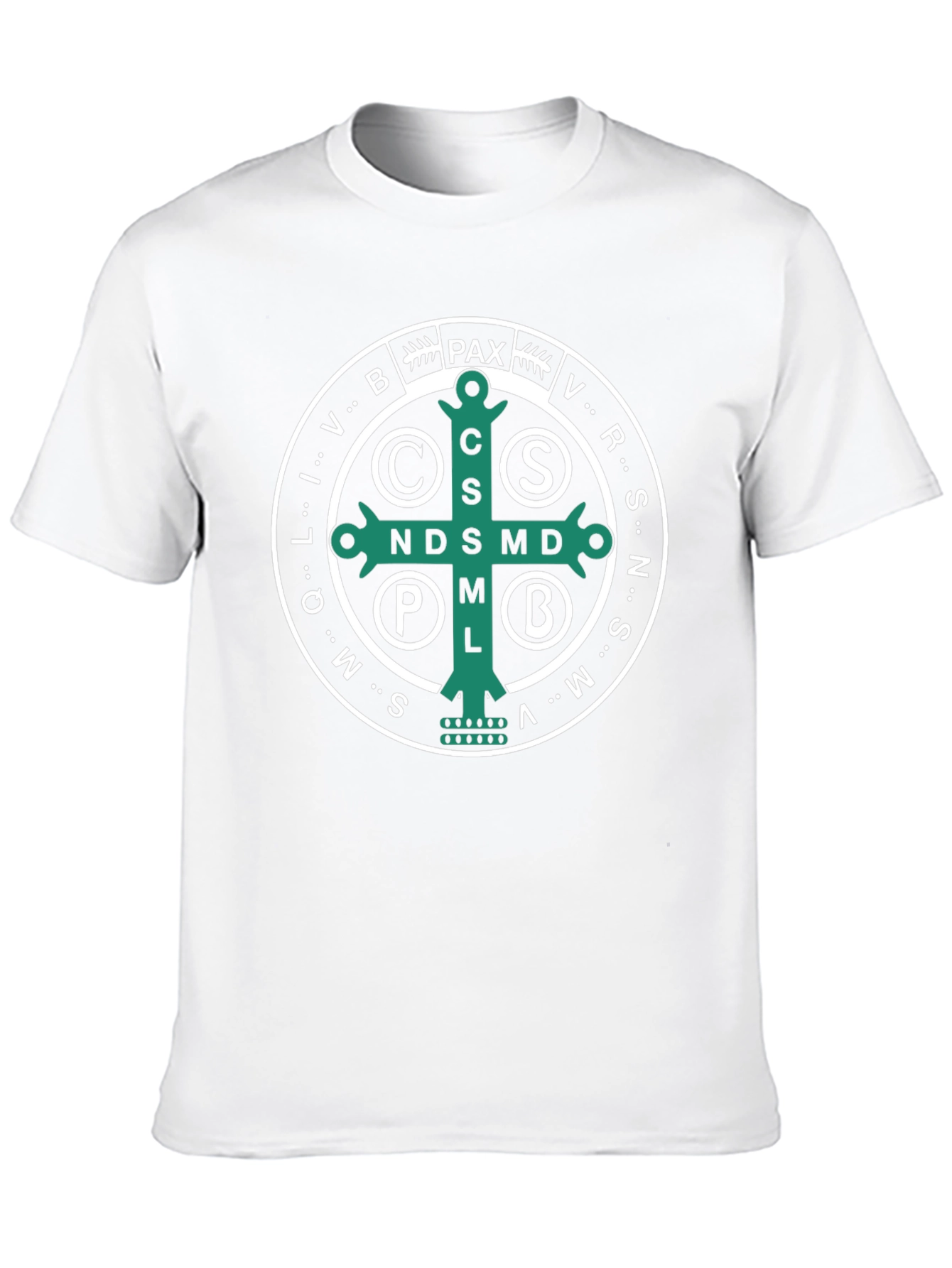 St. Benedict Medal Graphic Tee - Black