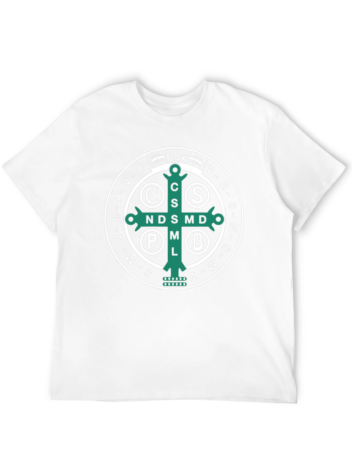 St. Benedict Medal Graphic Tee - Black