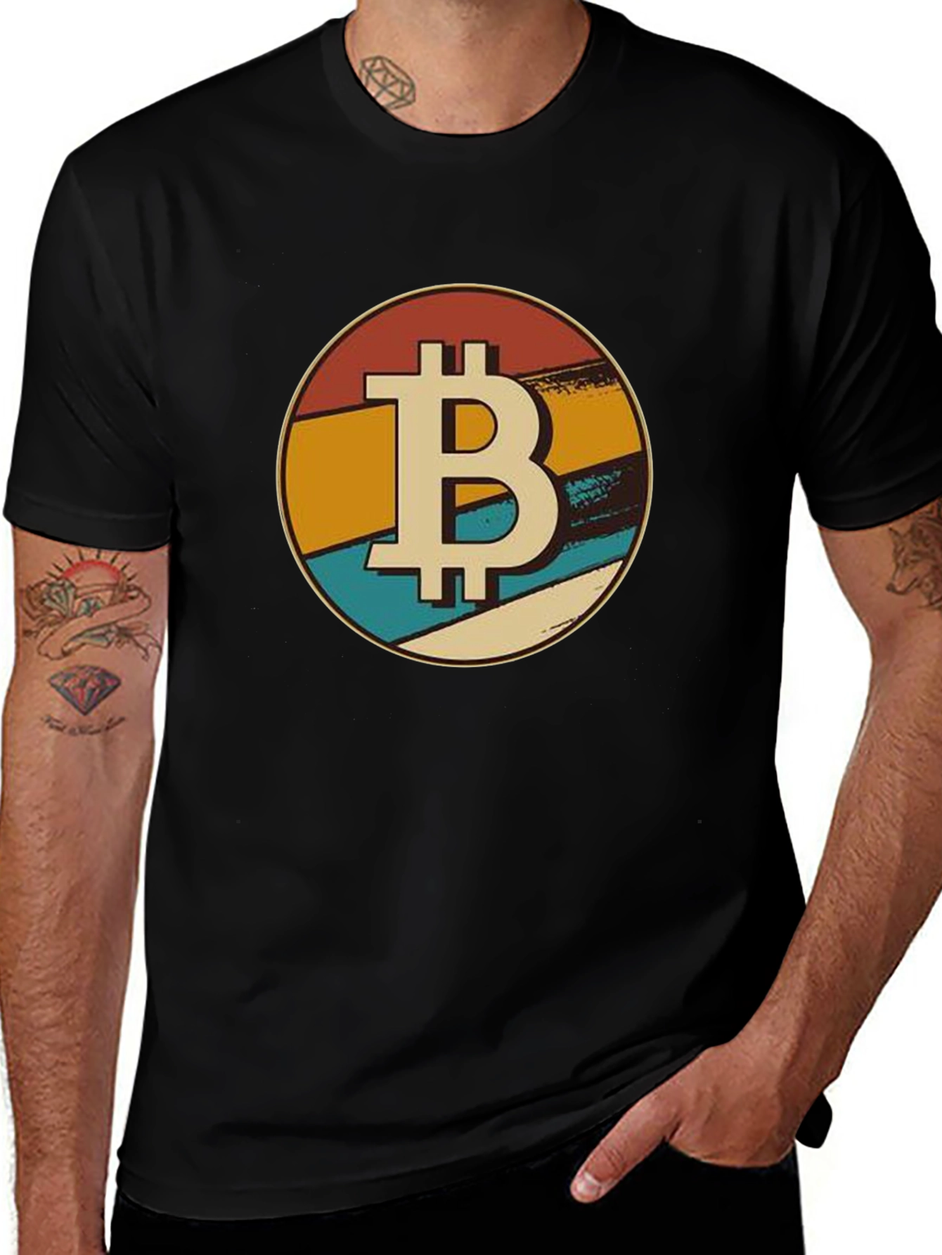 Retro Bitcoin T-Shirt - Classic BTC Design