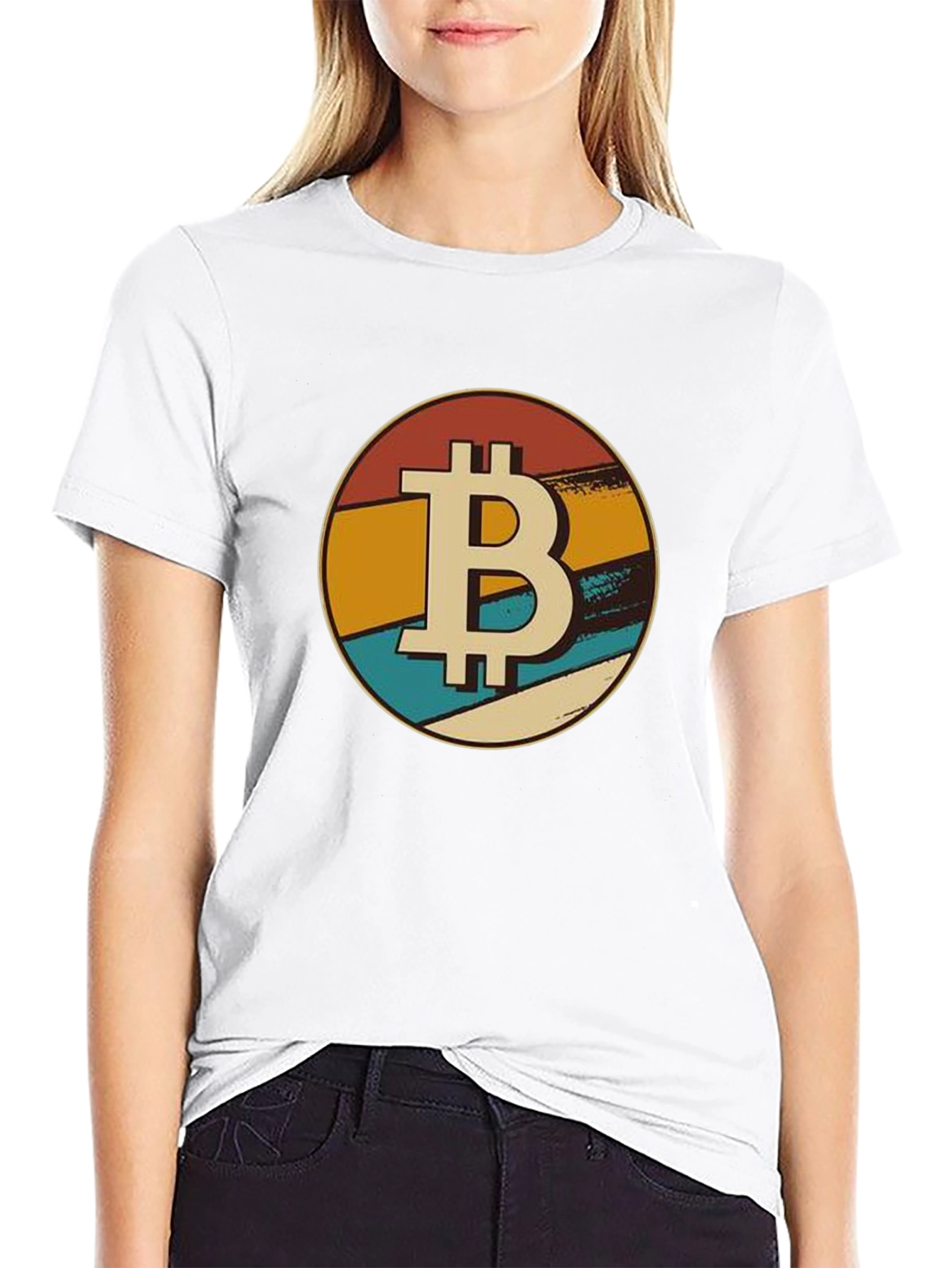 Retro Bitcoin T-Shirt - Classic BTC Design
