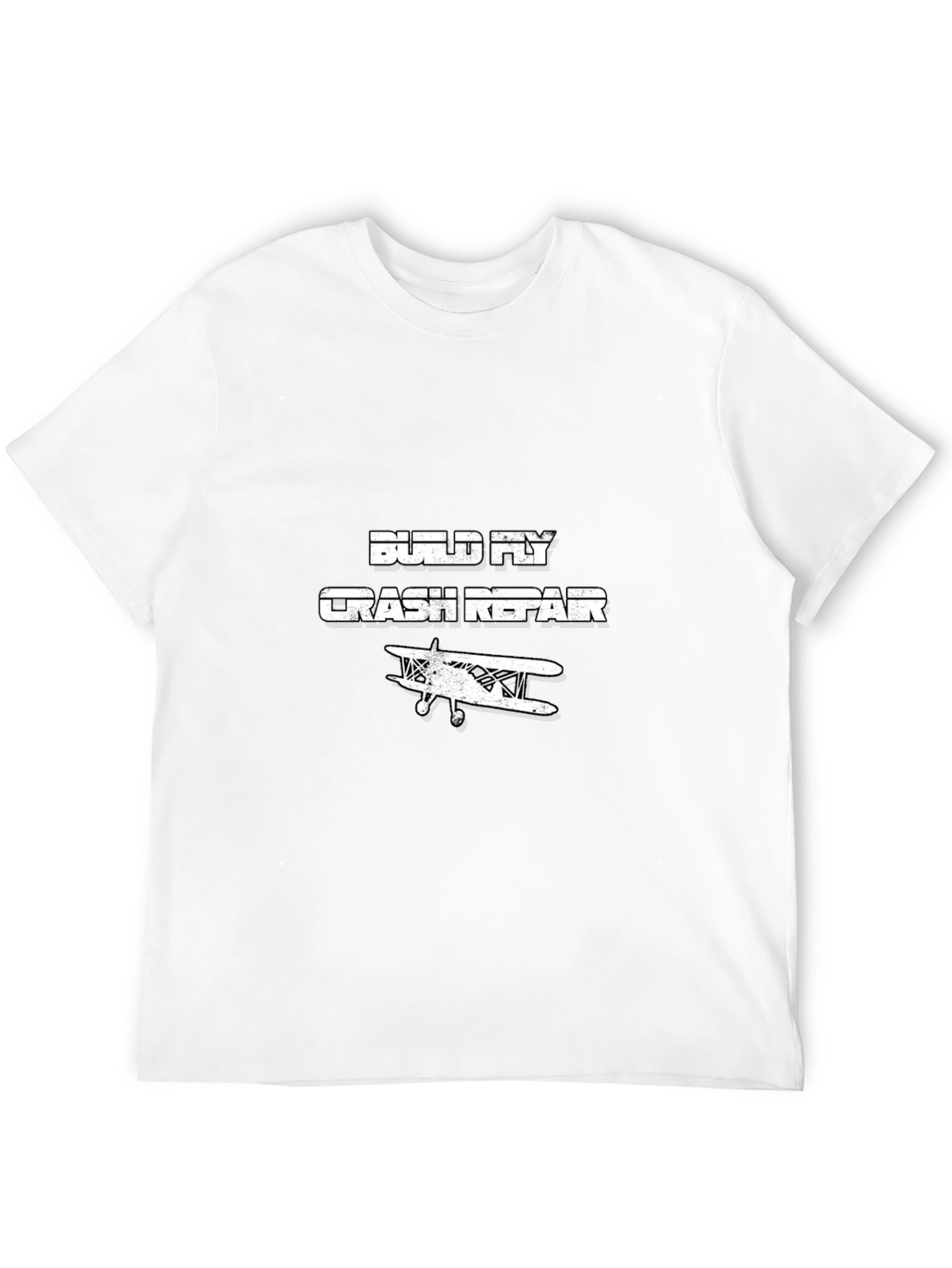 Build Fly Crash Repair T-Shirt - Aviation Humor