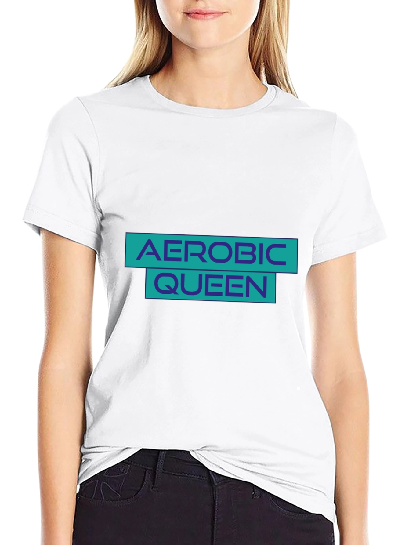 Aerobic Queen Black T-Shirt