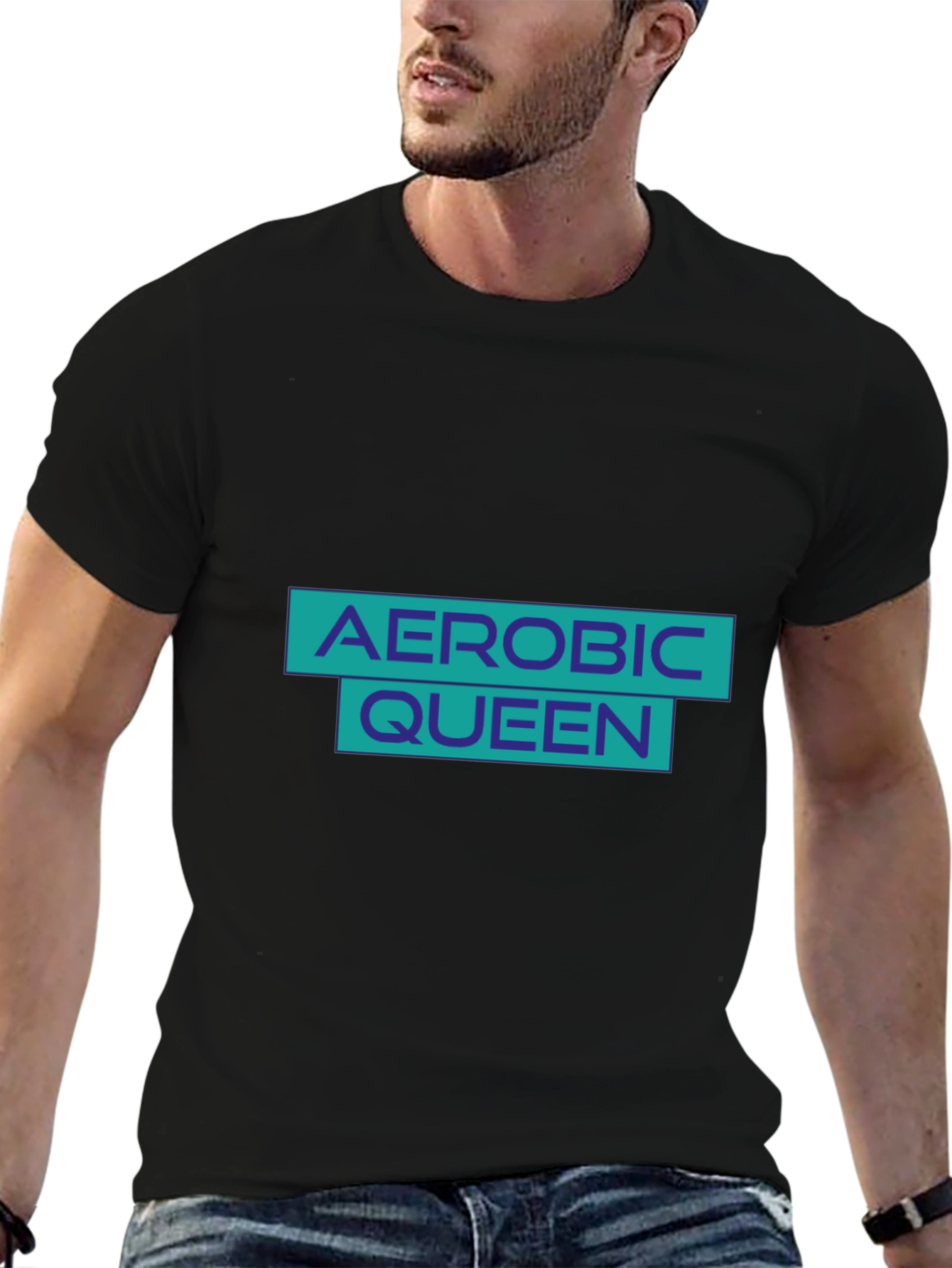 Aerobic Queen Black T-Shirt