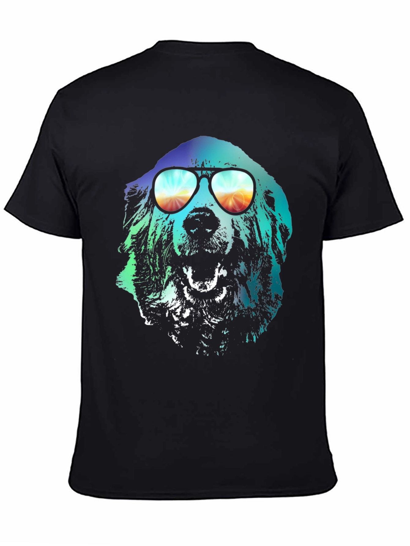 Cool Dog Graphic T-Shirt - Unisex Black Tee