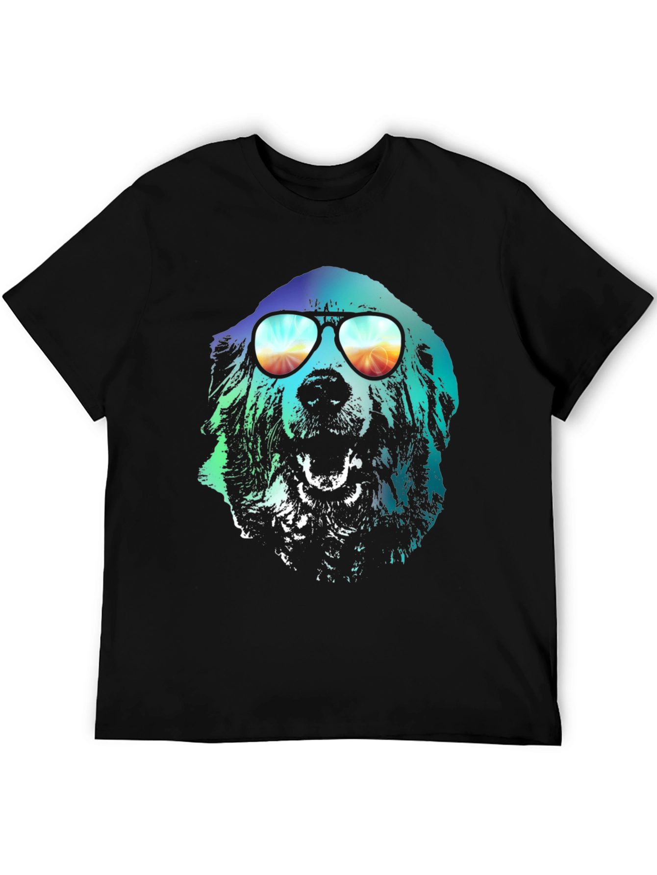 Cool Dog Graphic T-Shirt - Unisex Black Tee