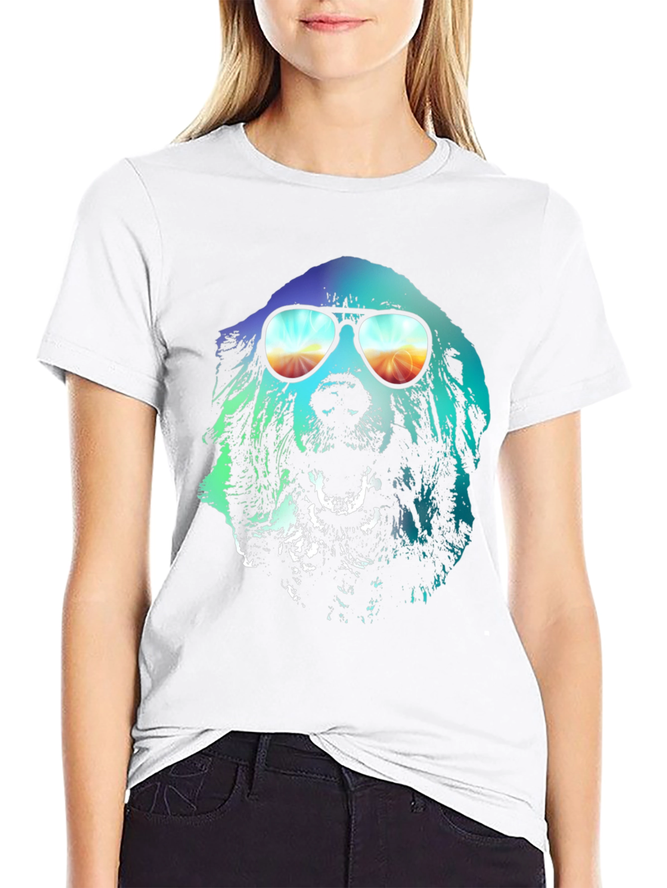 Cool Dog Graphic T-Shirt - Unisex Black Tee